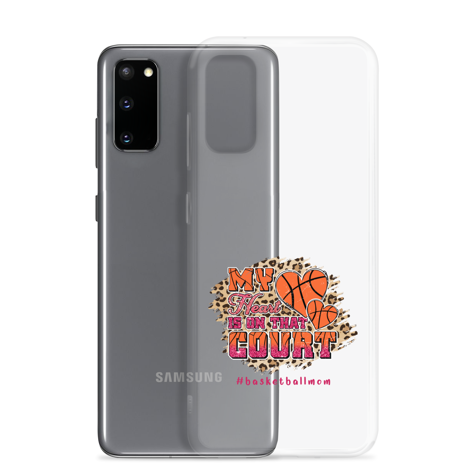 My Heart Is On That Court Clear Case for Samsung®