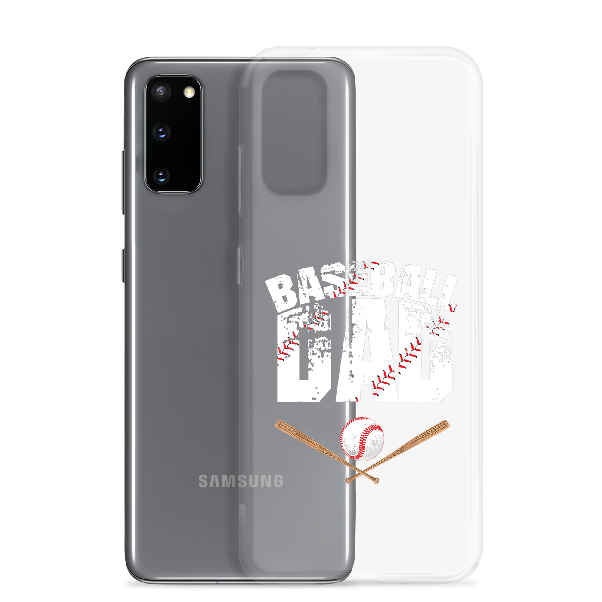 Baseball Dad Clear Case for Samsung®