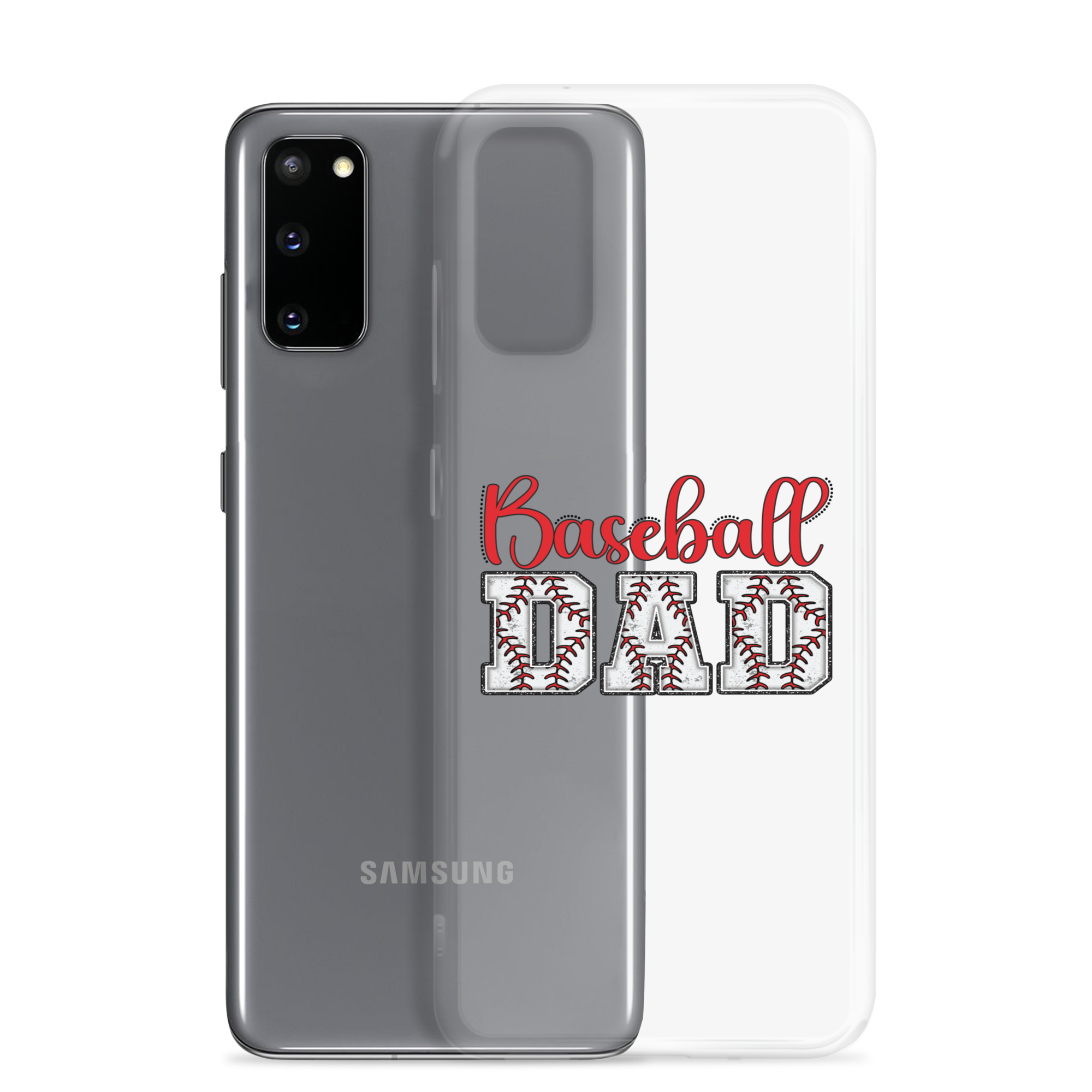 Baseball Dad Clear Case for Samsung®