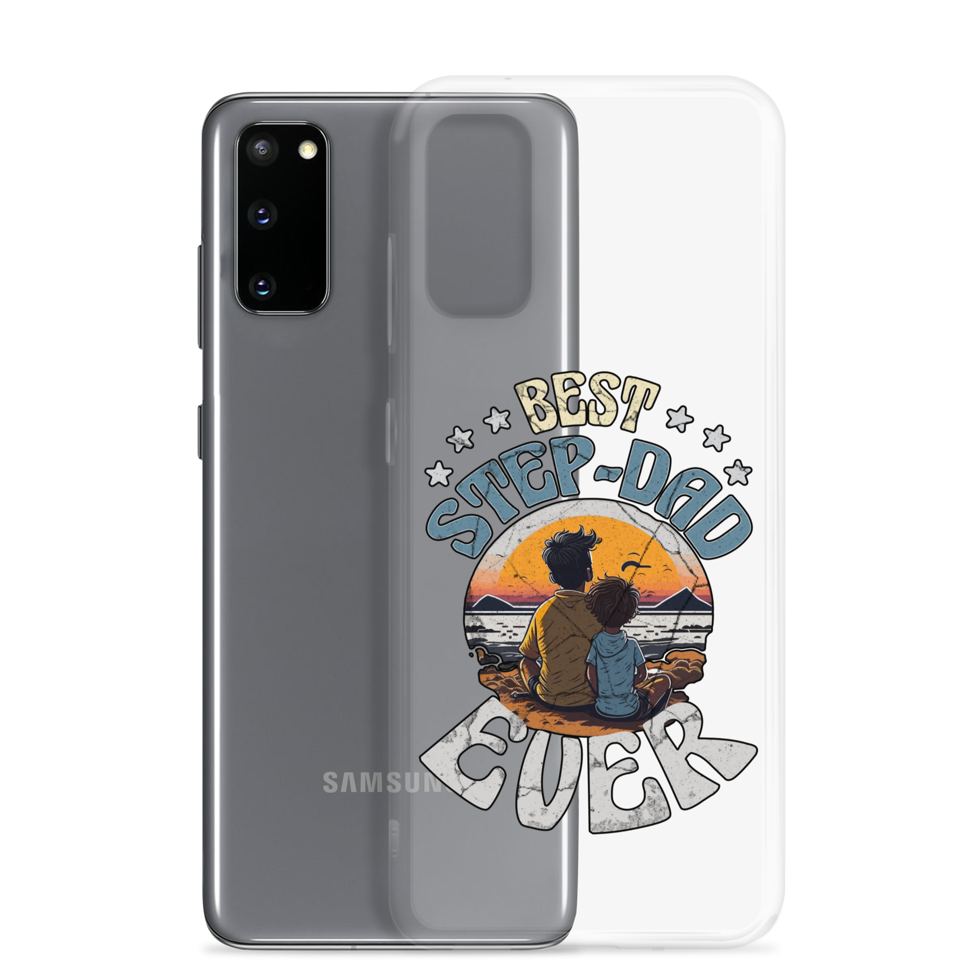 Best Step-Dad Ever Clear Case for Samsung®