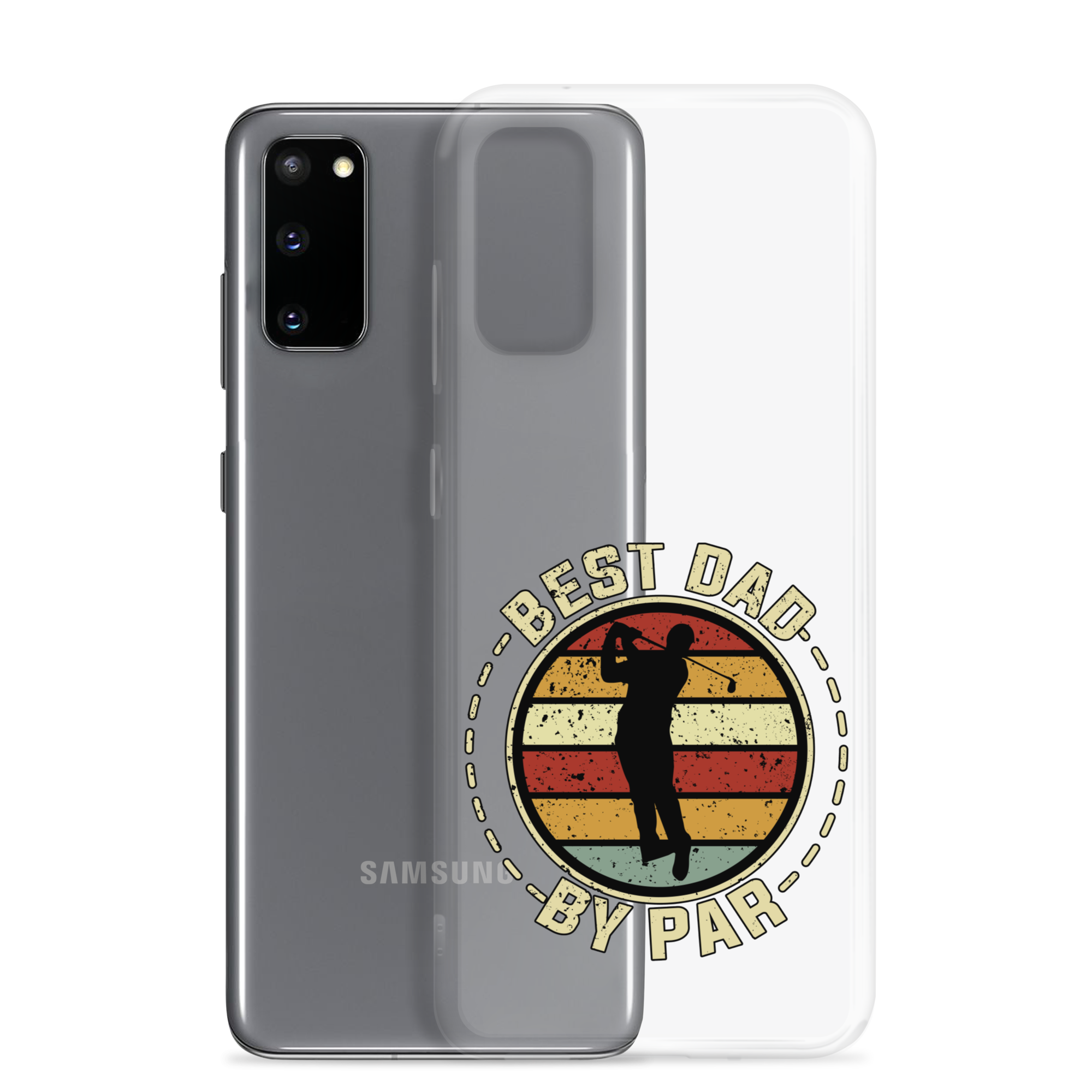 Best Dad By Par Clear Case for Samsung®