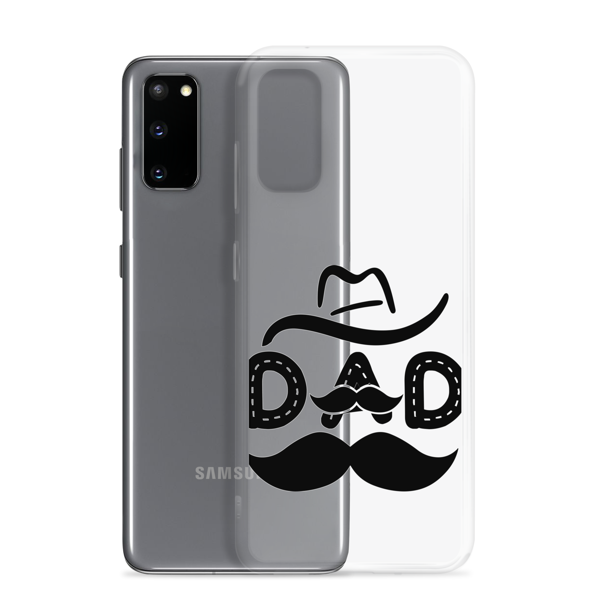 Dad Cowboy Clear Case for Samsung®