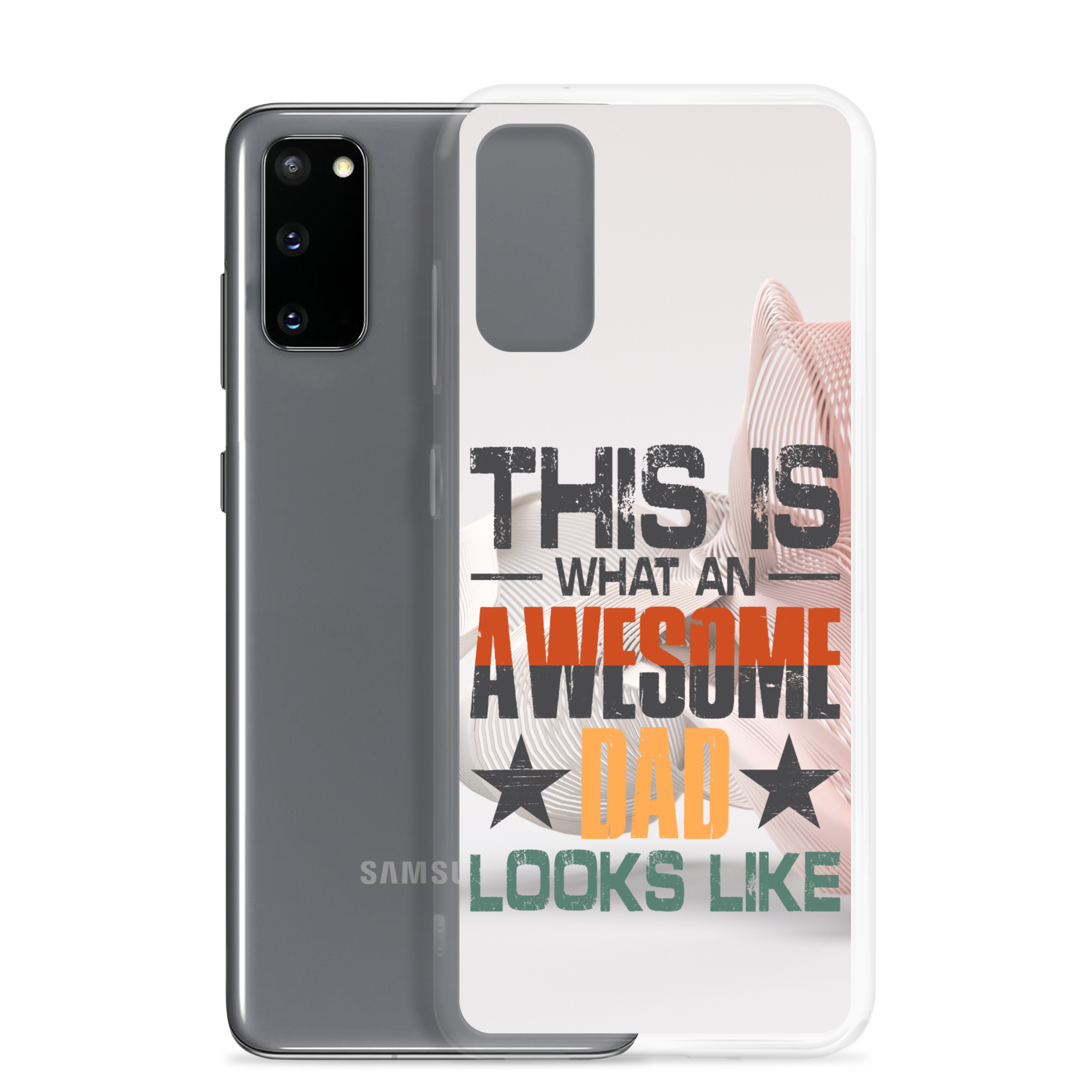 This What An Awesome Dad Looks Like Clear Case for Samsung®