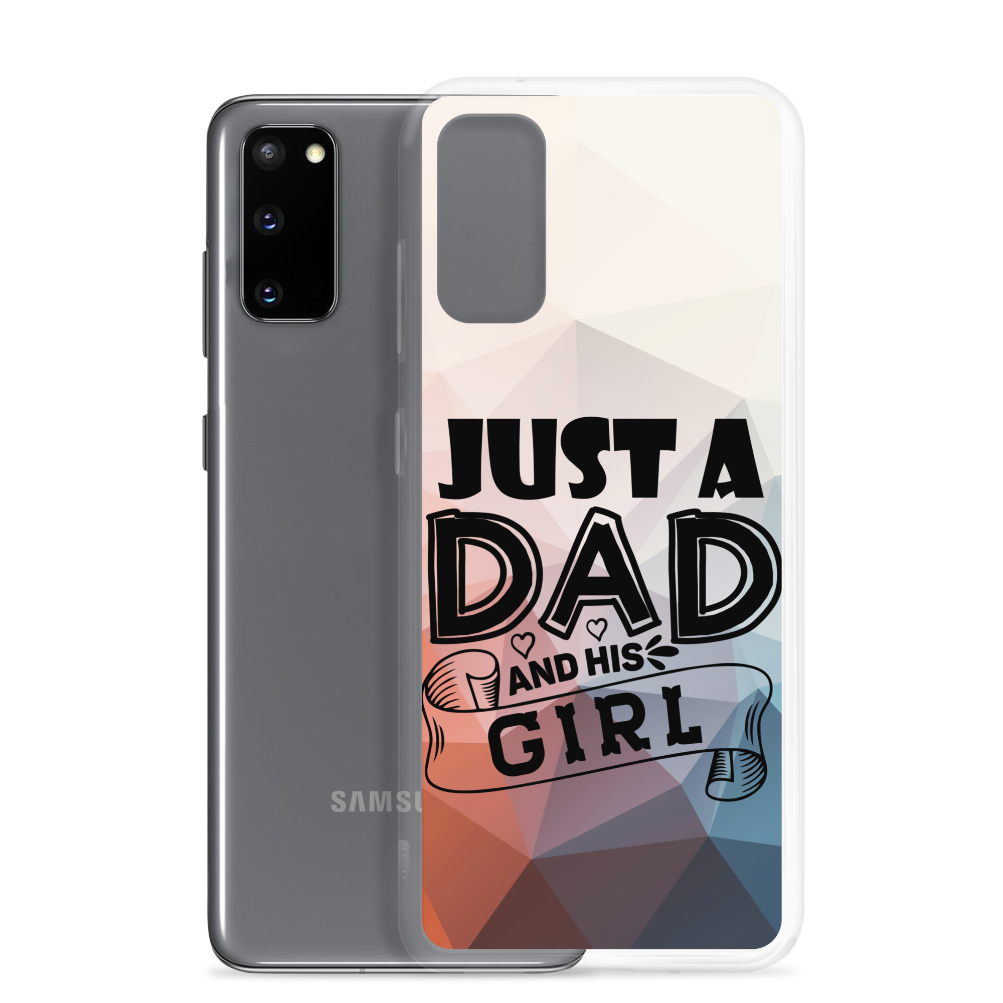 Just A Dad And His Girl Clear Case for Samsung®