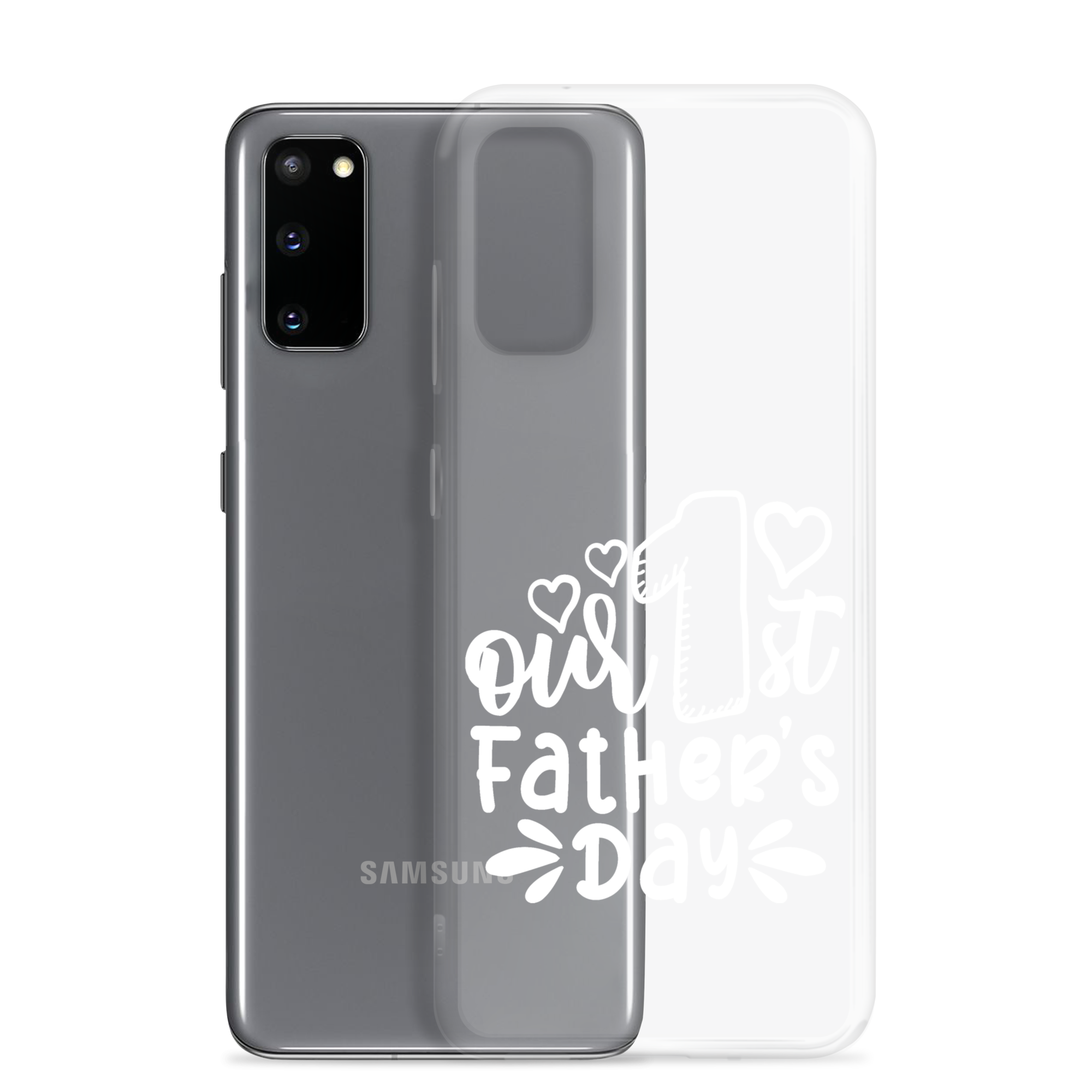 Our First Father's Day Clear Case for Samsung®