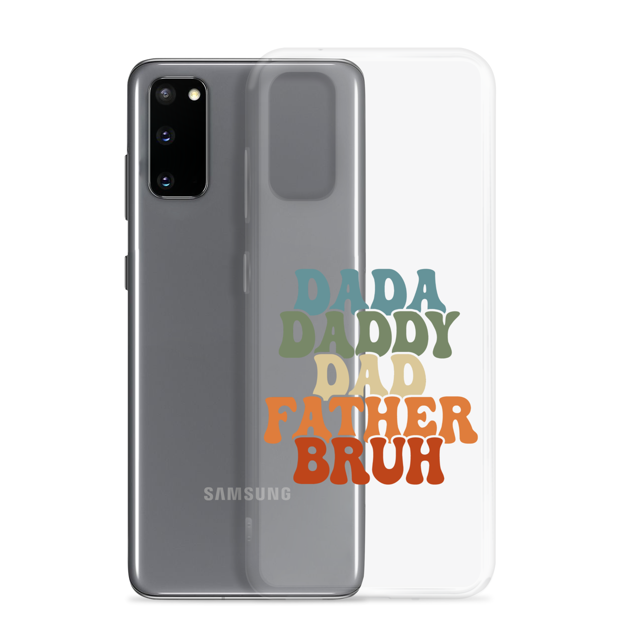 Dada Daddy Dad Father Bruh Clear Case for Samsung®