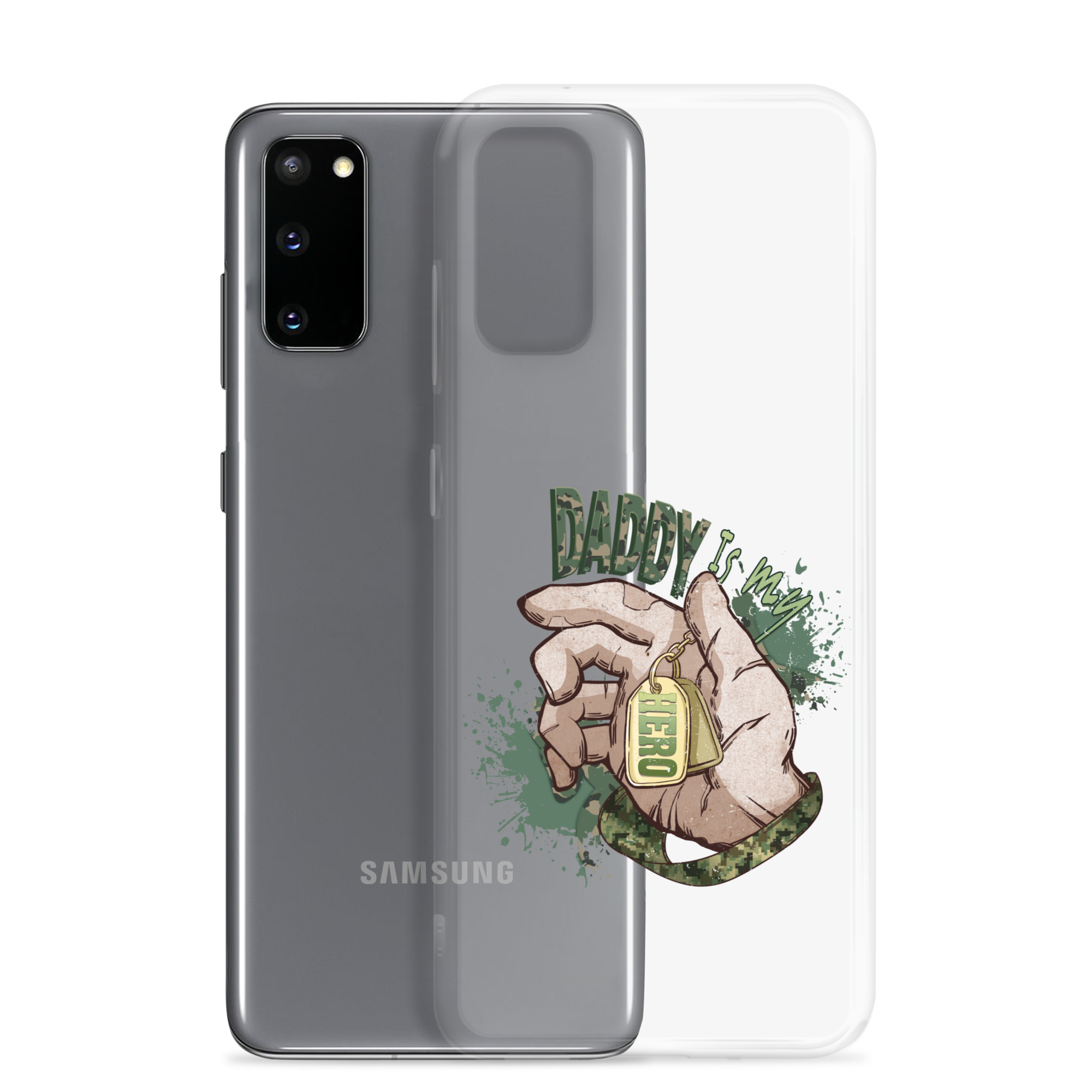 Daddy Is My Hero Clear Case for Samsung®