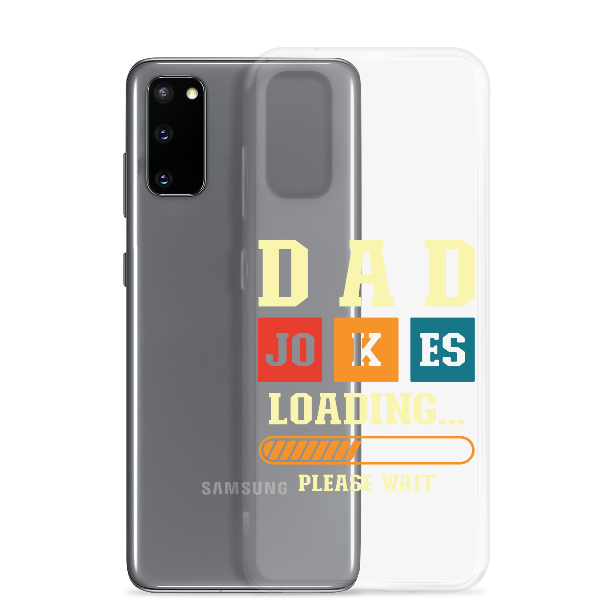 Dad Jokes Loading,,, Please Wait Clear Case for Samsung®