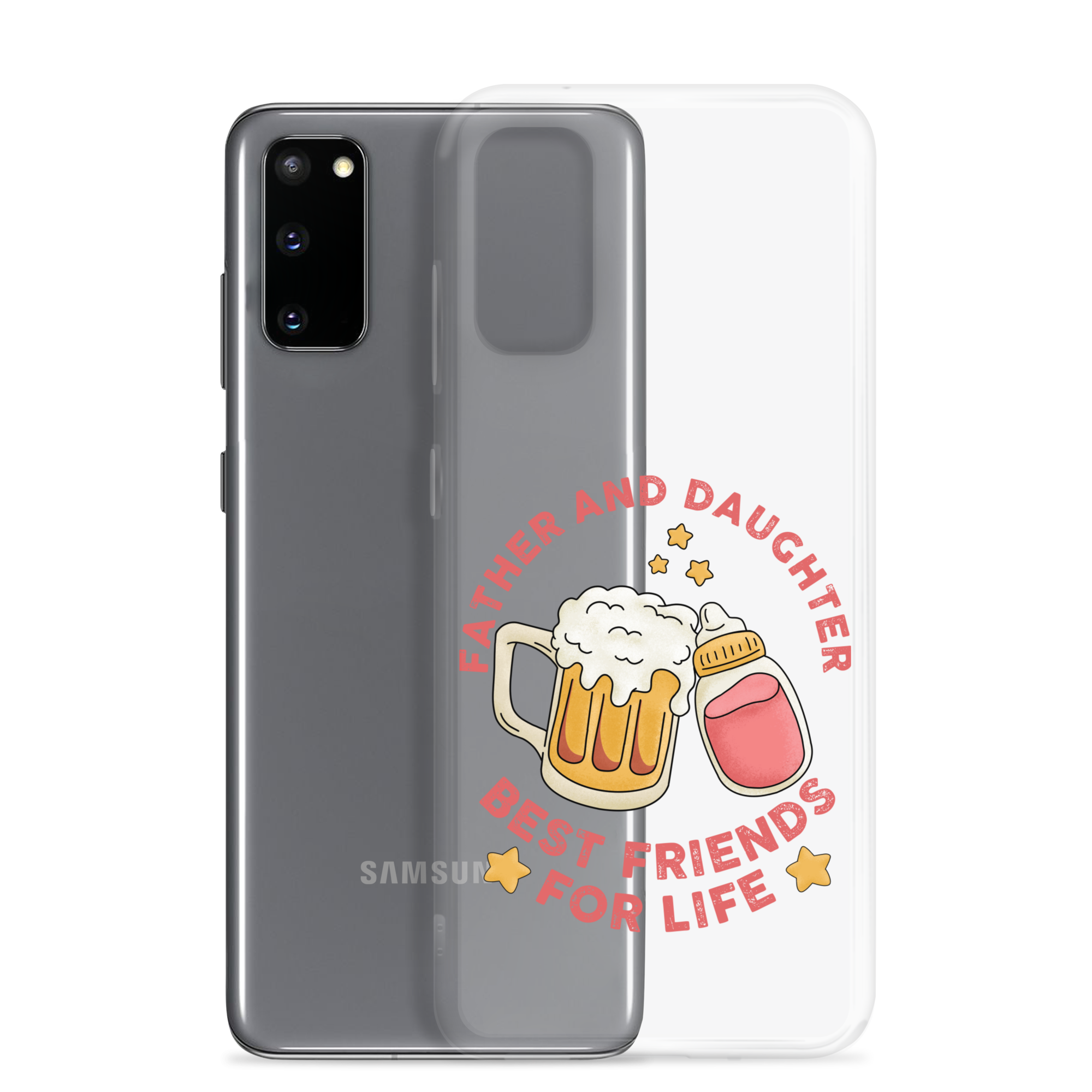 Father And Daughter Best Friends For Life Clear Case for Samsung®