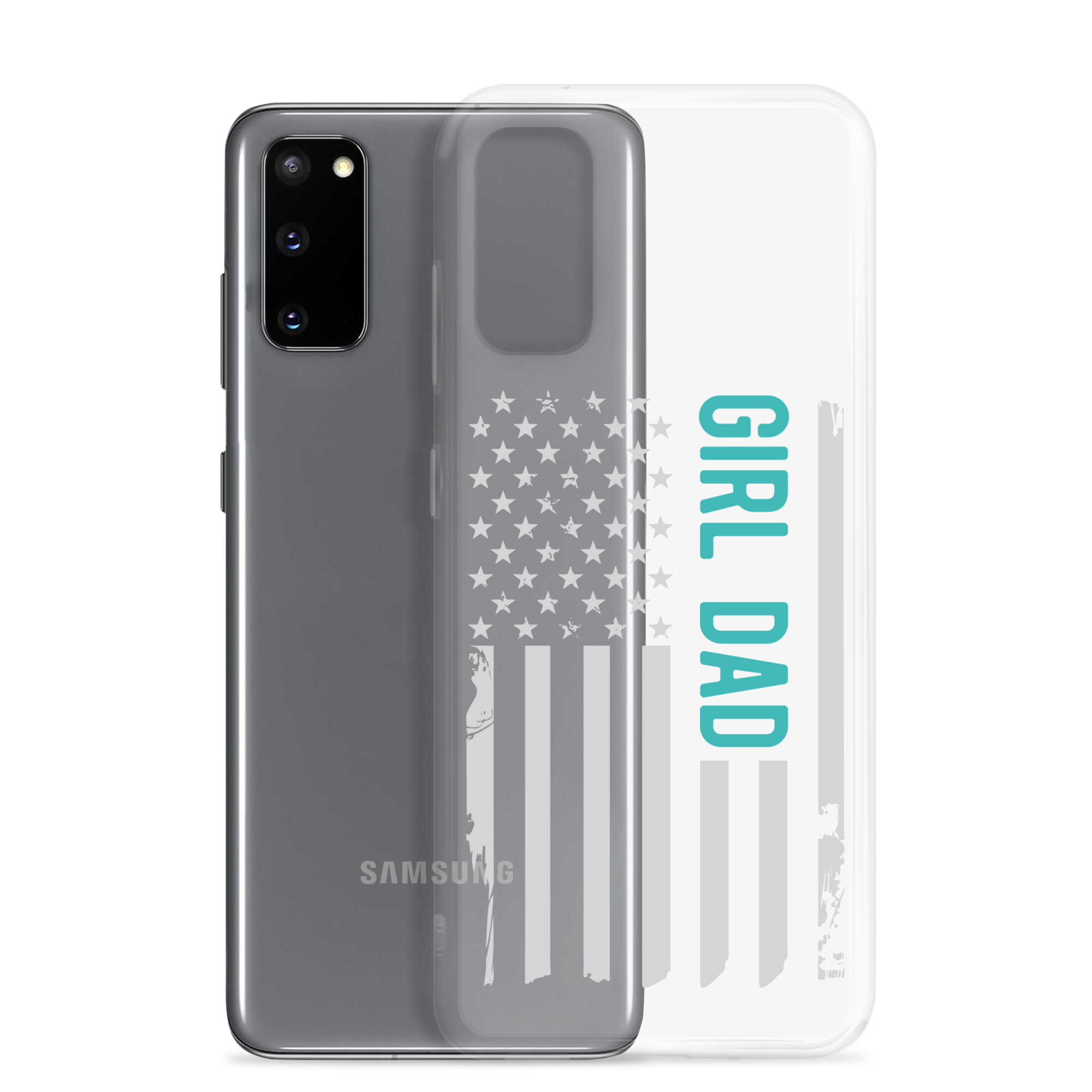 Girl Dad Clear Case for Samsung®