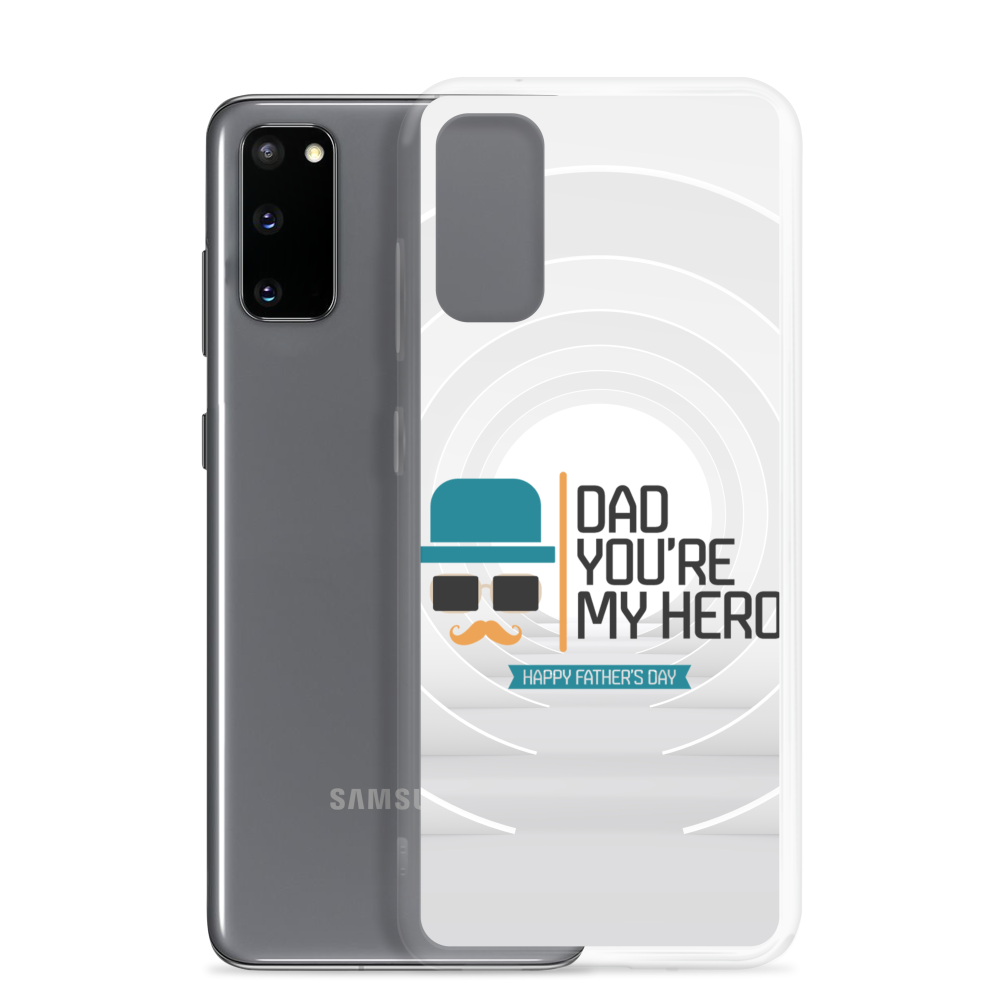 Dad You're My Hero Happy Father's Day Clear Case for Samsung®