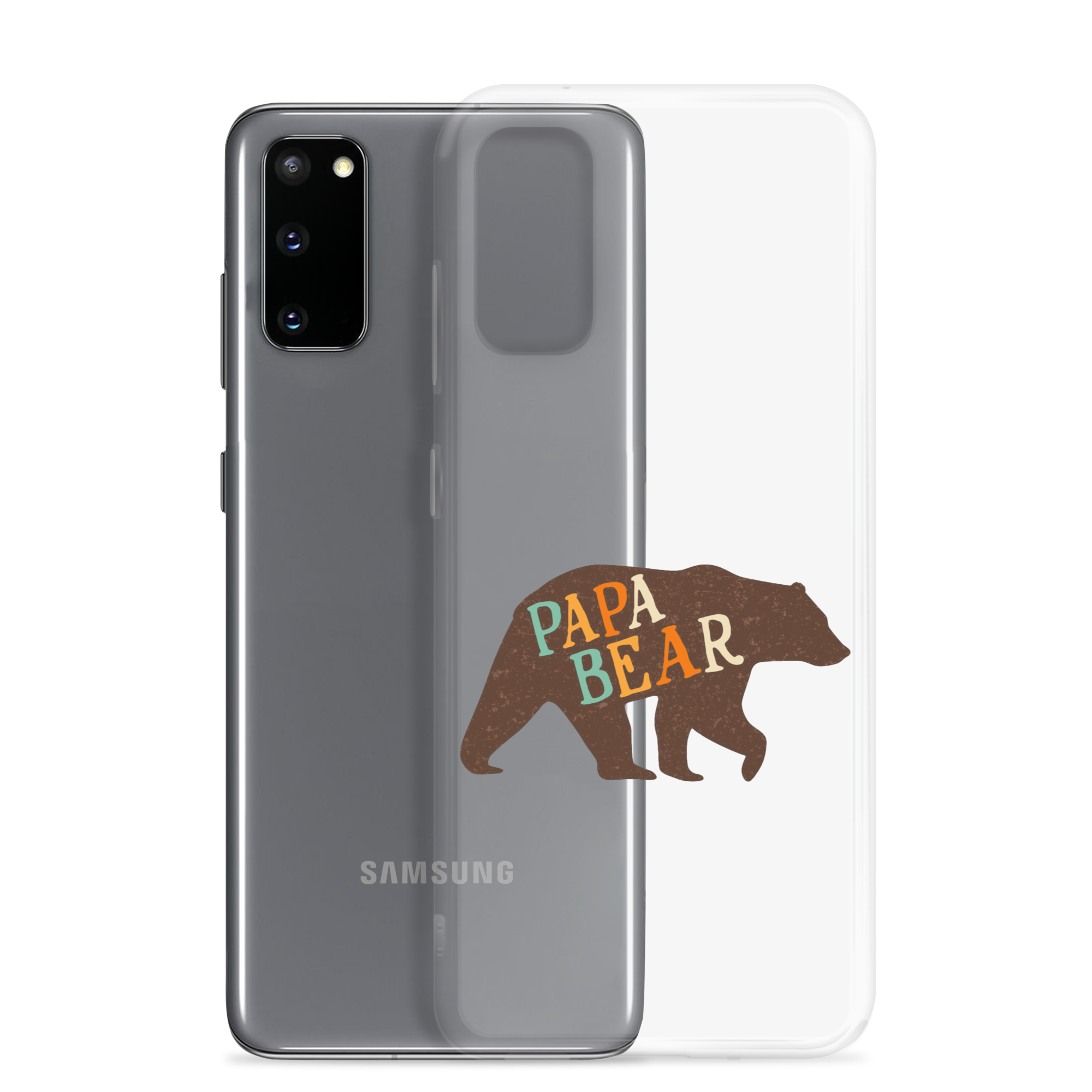 Papa Bear Clear Case for Samsung®