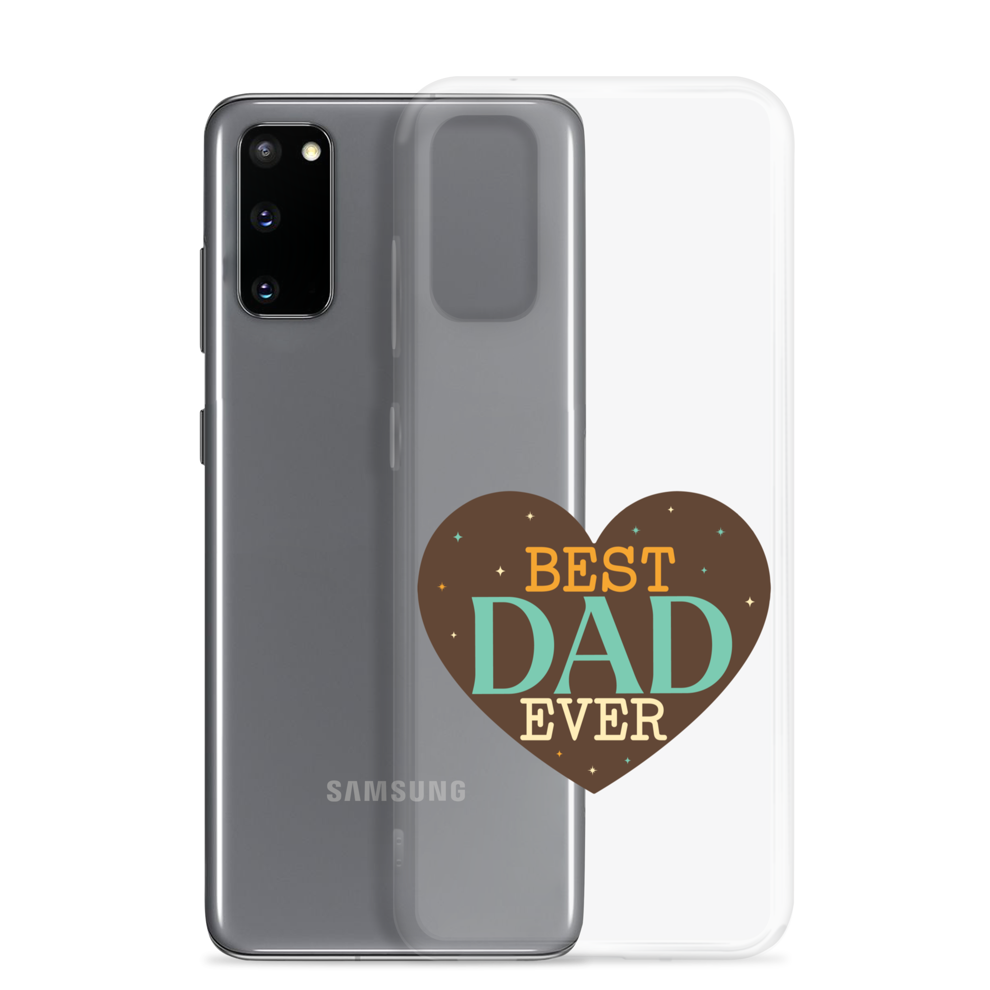 Best Dad Ever Clear Case for Samsung®