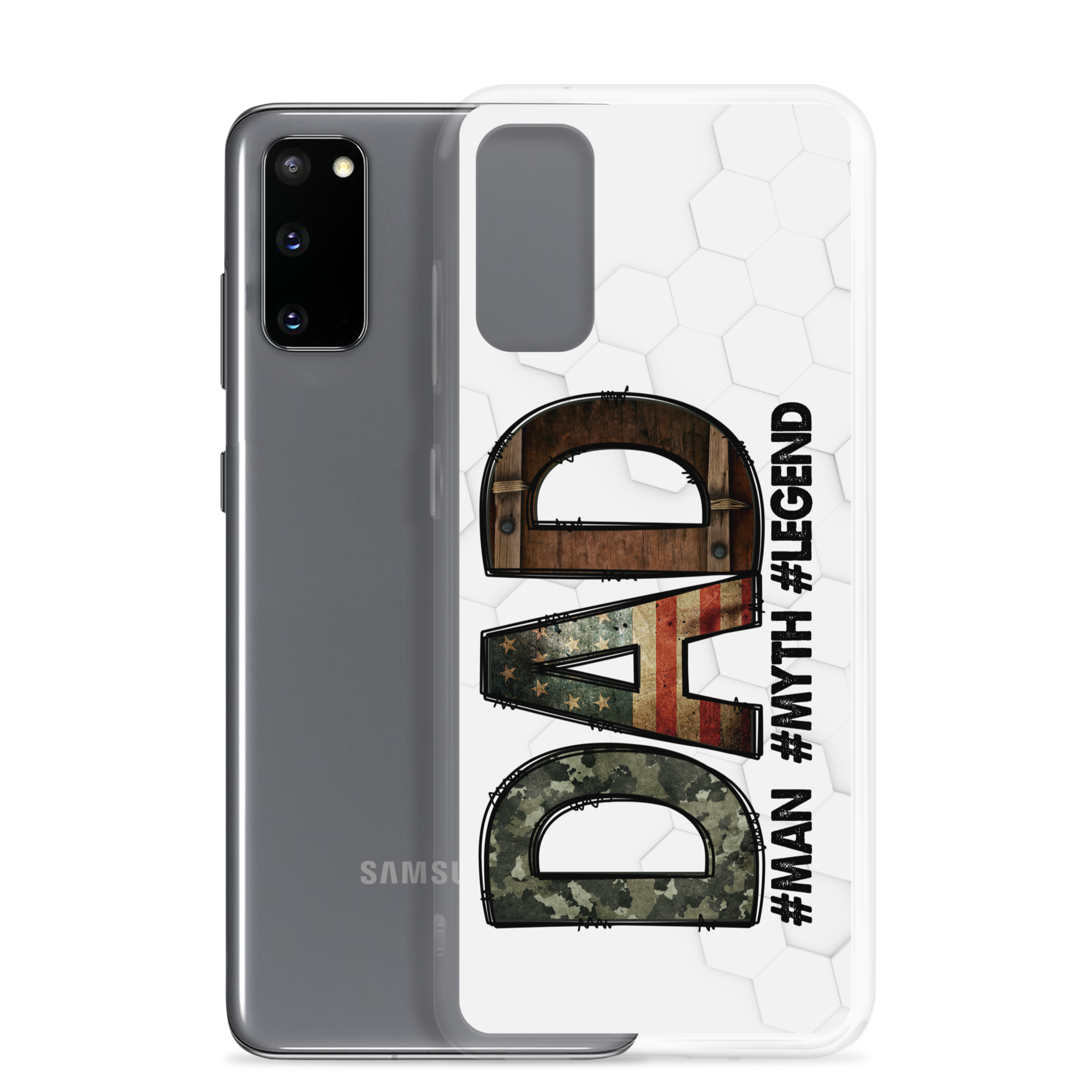 Dad #Man #Myth #Legend Clear Case for Samsung®