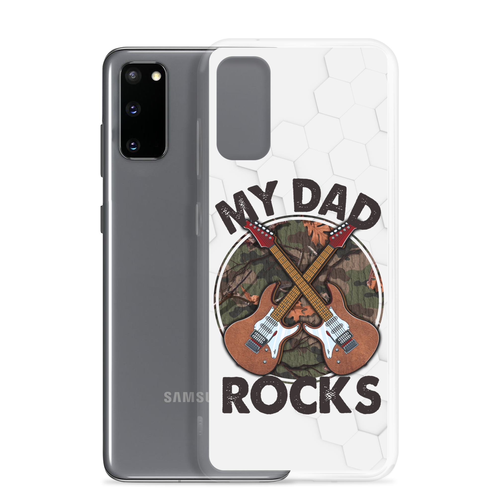 My Dad Rocks Clear Case for Samsung®