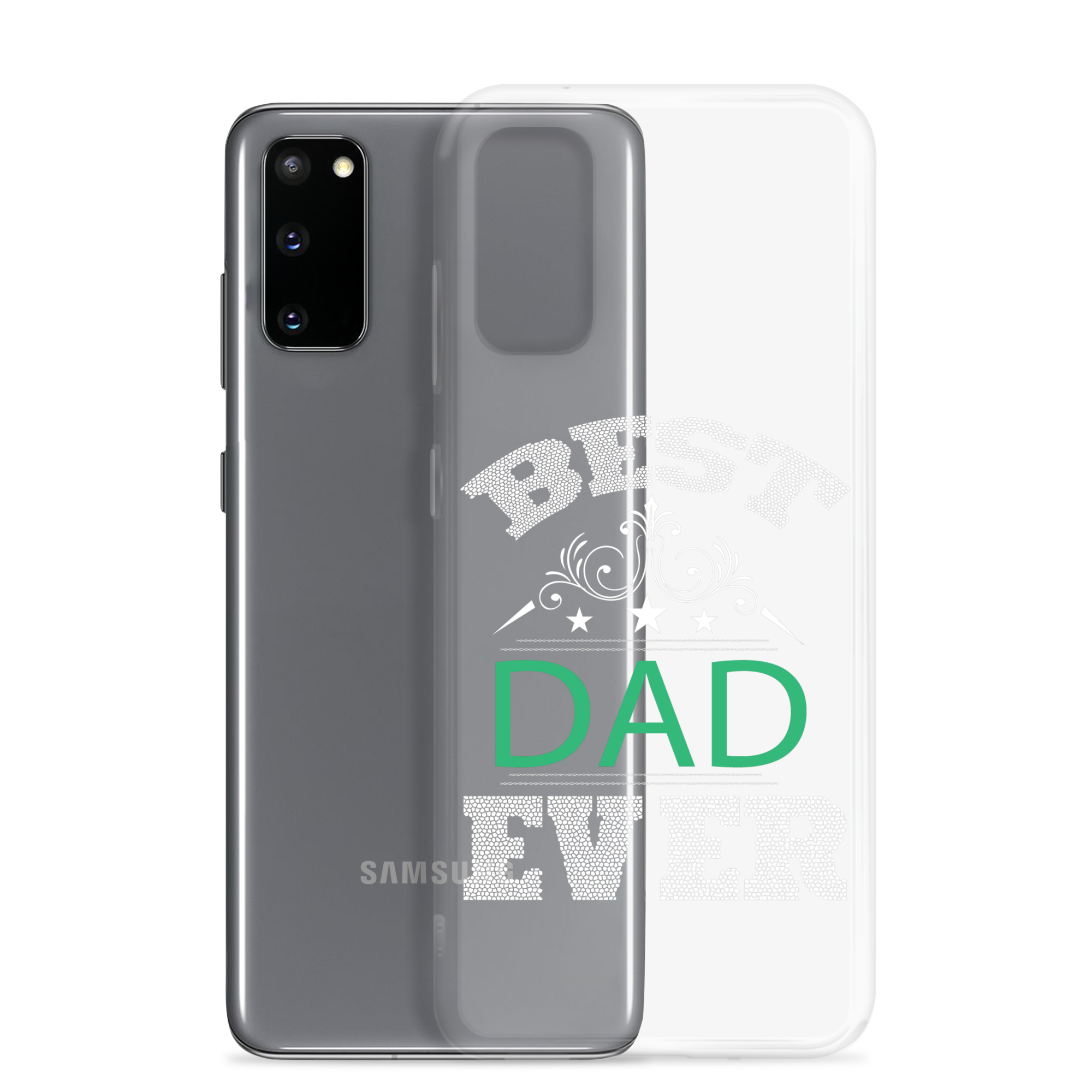 Best Dad Ever Clear Case for Samsung®