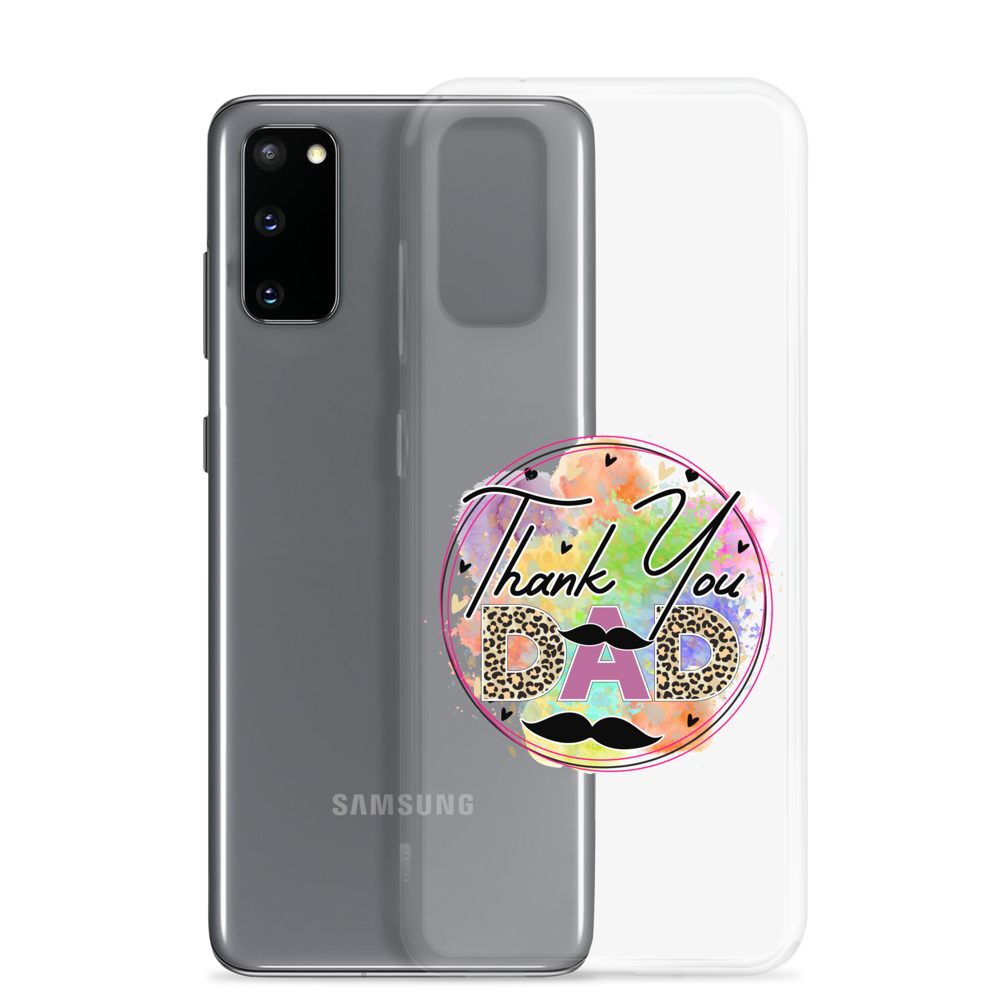 Thank You Dad Clear Case for Samsung®