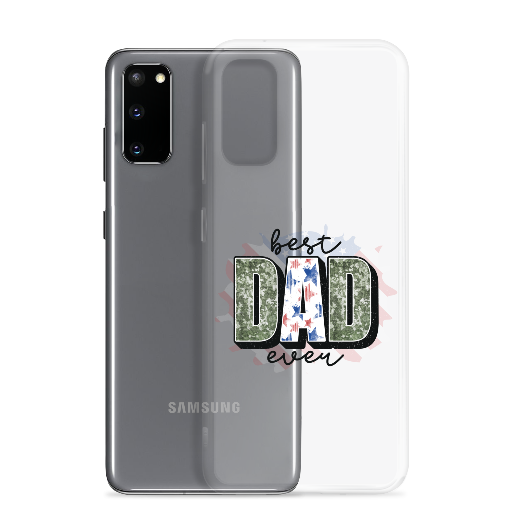 Best Dad Ever Clear Case for Samsung®