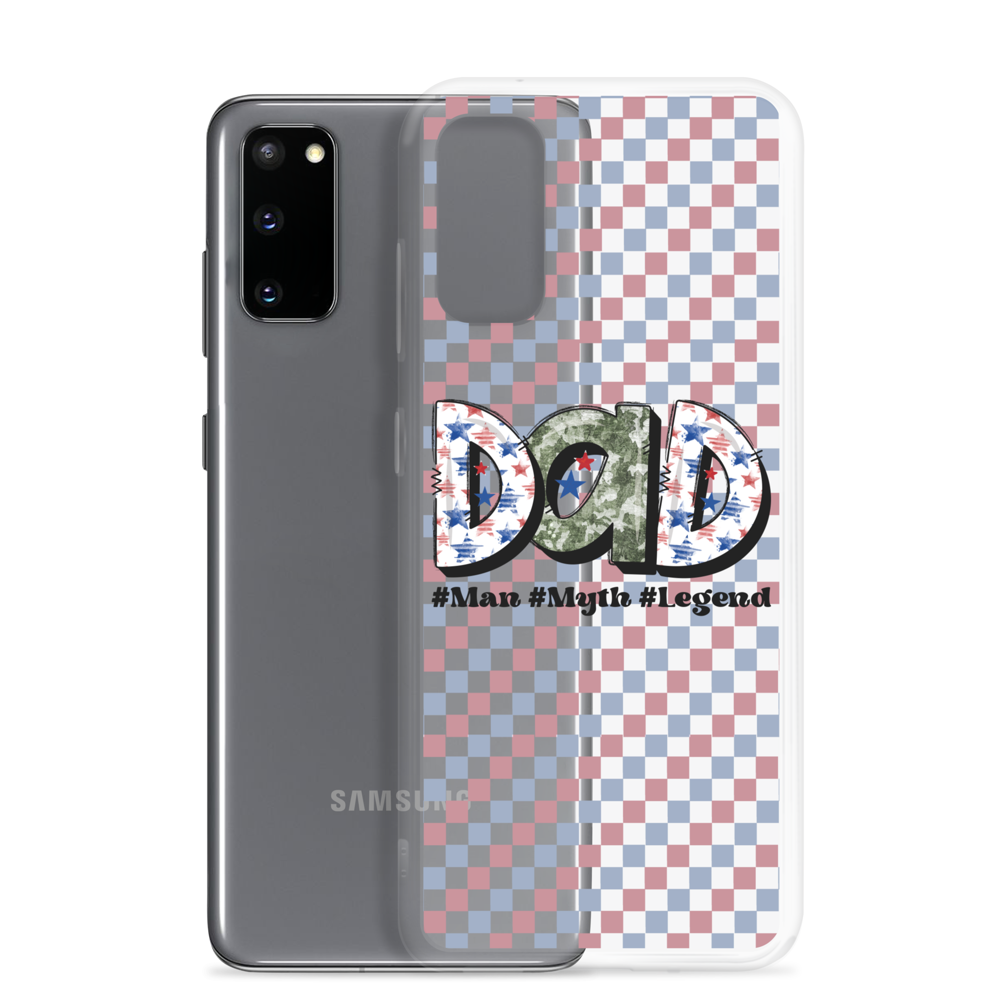 Dad #Man #Myth #Legend Clear Case for Samsung®