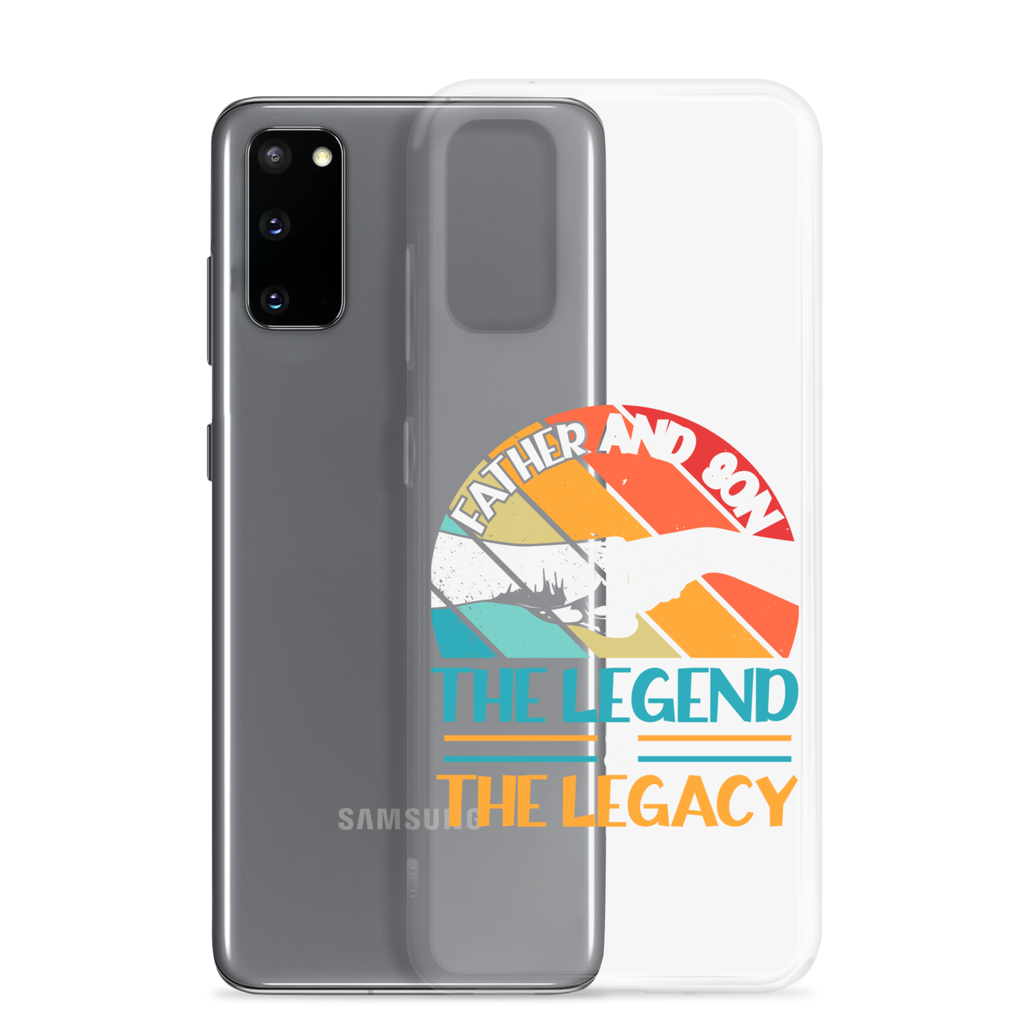 Father And Son The Legend And The Legacy Clear Case for Samsung®