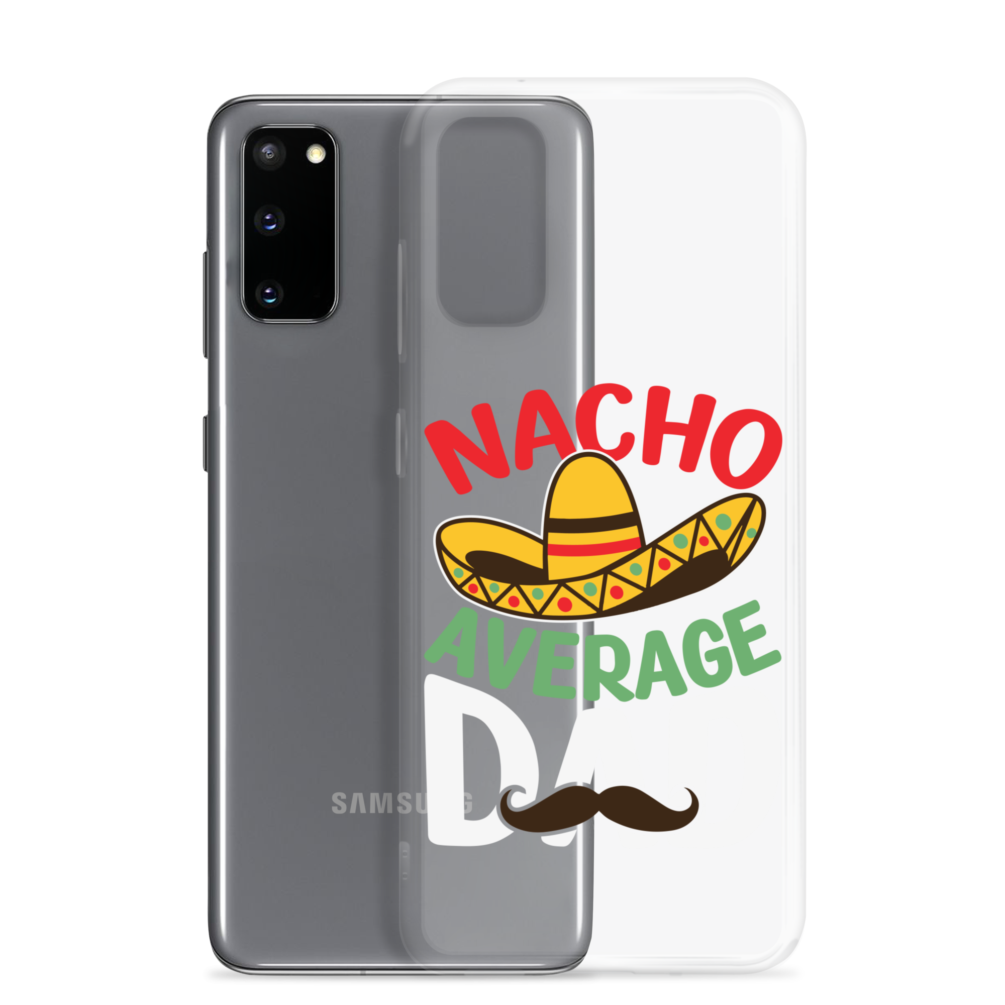 Nacho Average Dad Clear Case for Samsung®