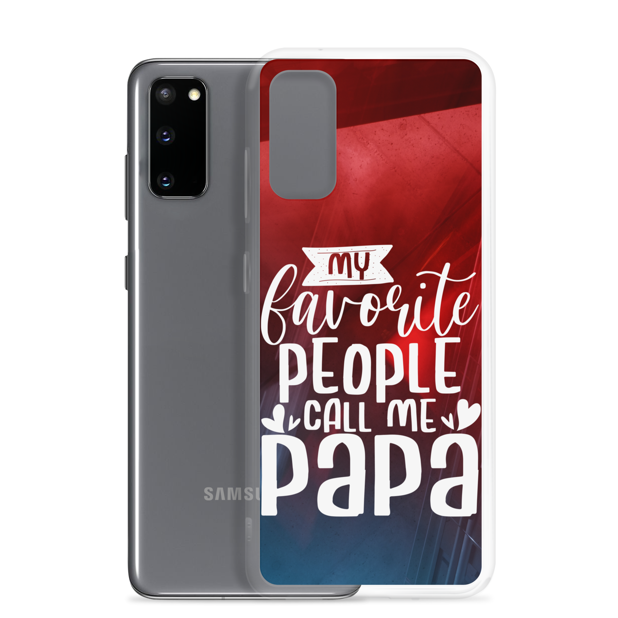 My Favorite People Call Me Papa Clear Case for Samsung®