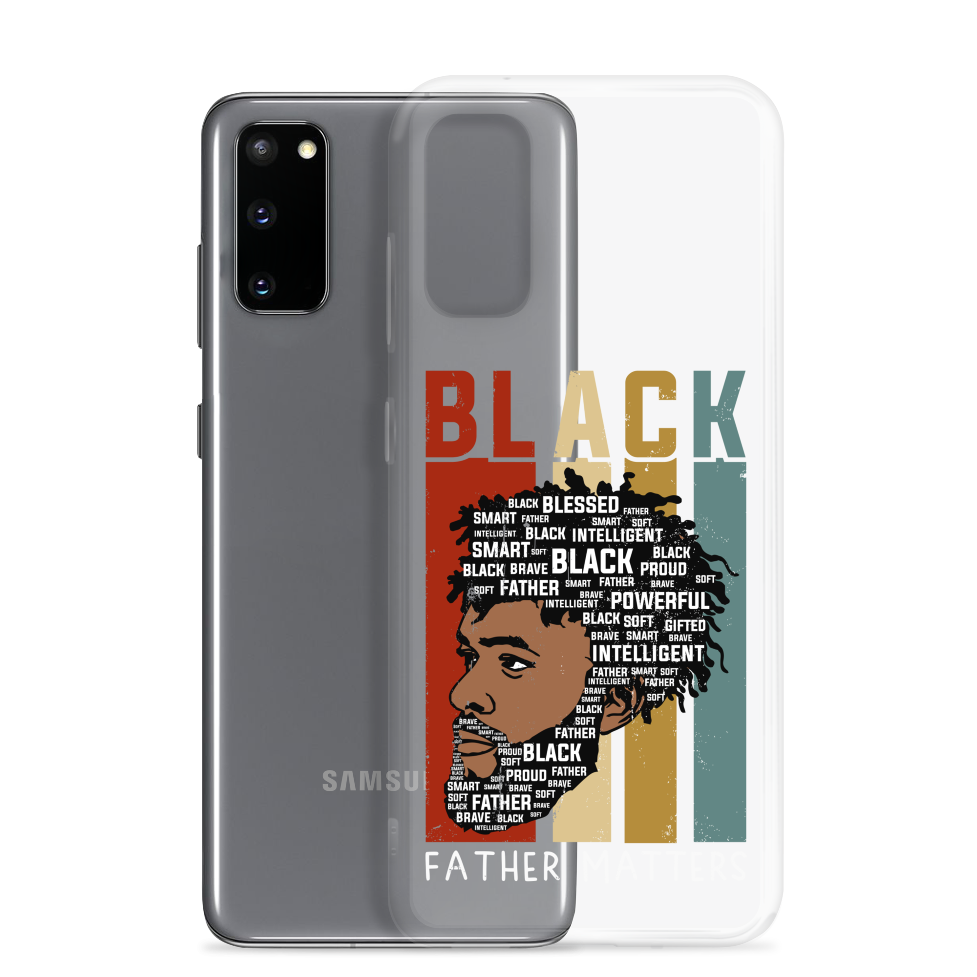 Black Father Matters Clear Case for Samsung®