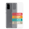 Husband, Daddy, Gamer, Hero Clear Case for Samsung®