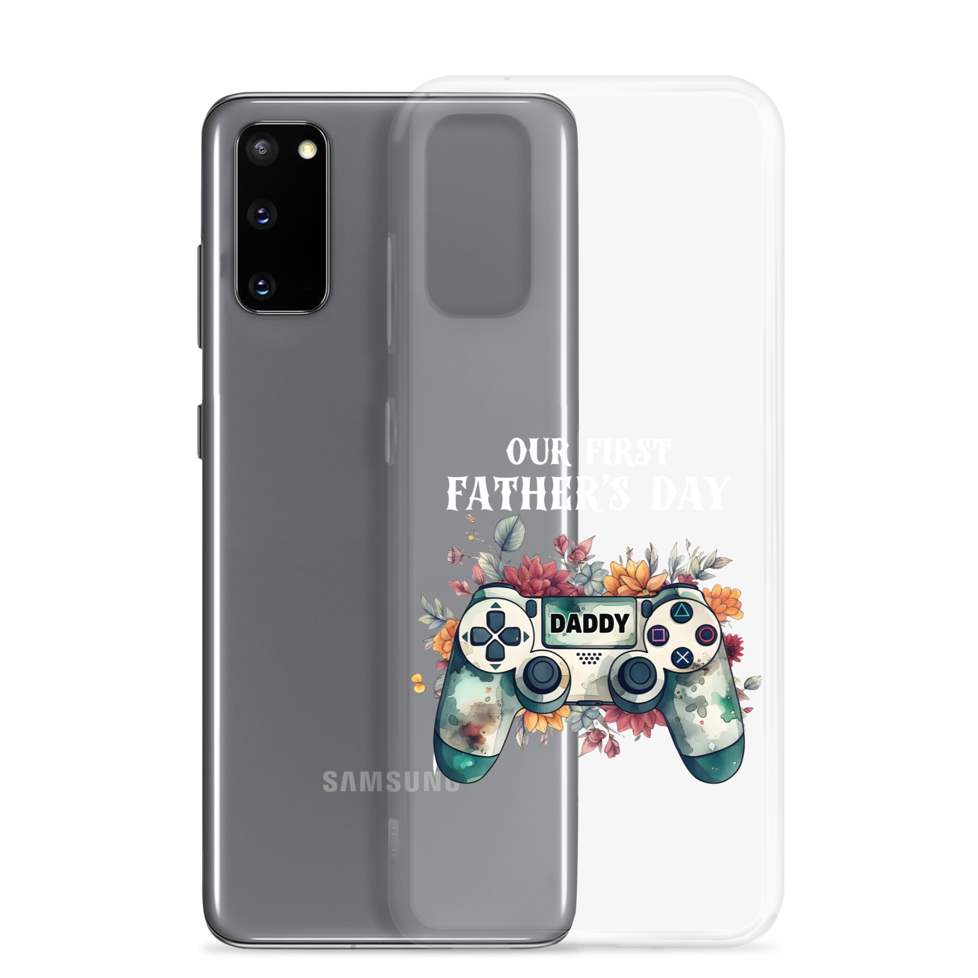 Our First Father's day Clear Case for Samsung®