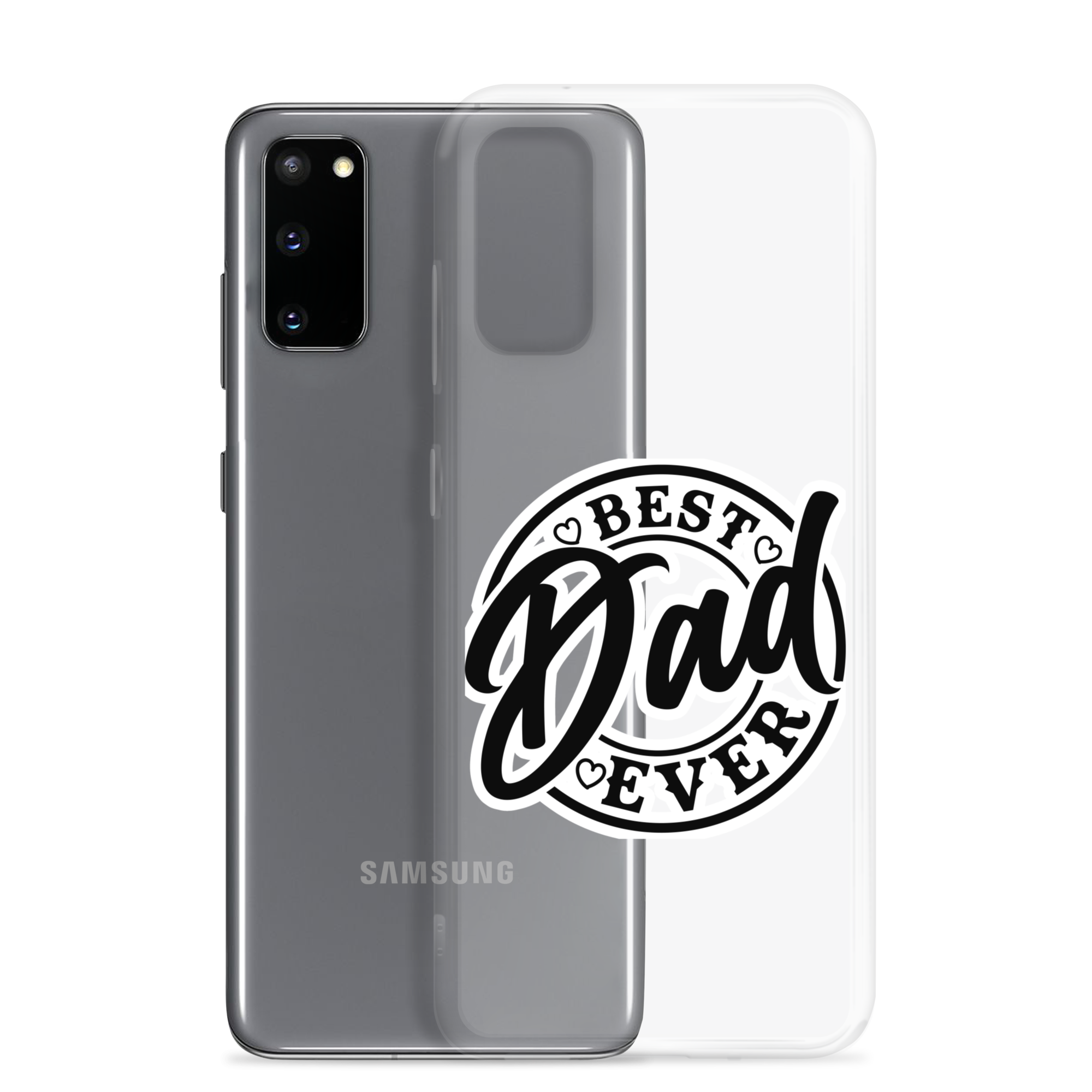 Best Dad Ever Clear Case for Samsung®