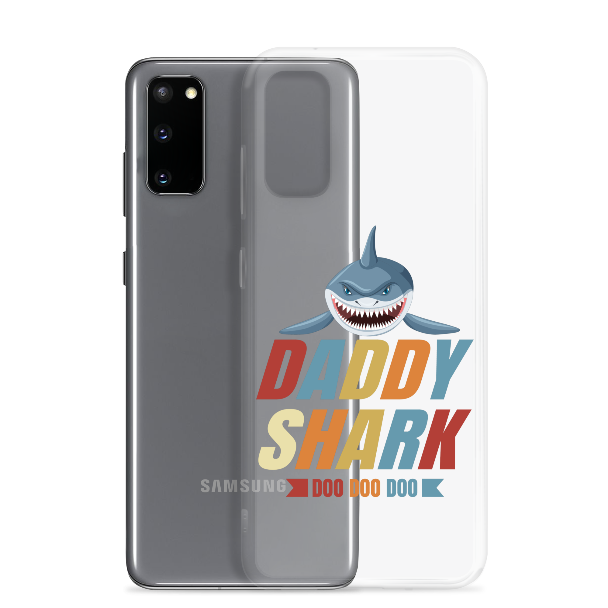 Daddy Shark Doo Doo Doo Clear Case for Samsung®