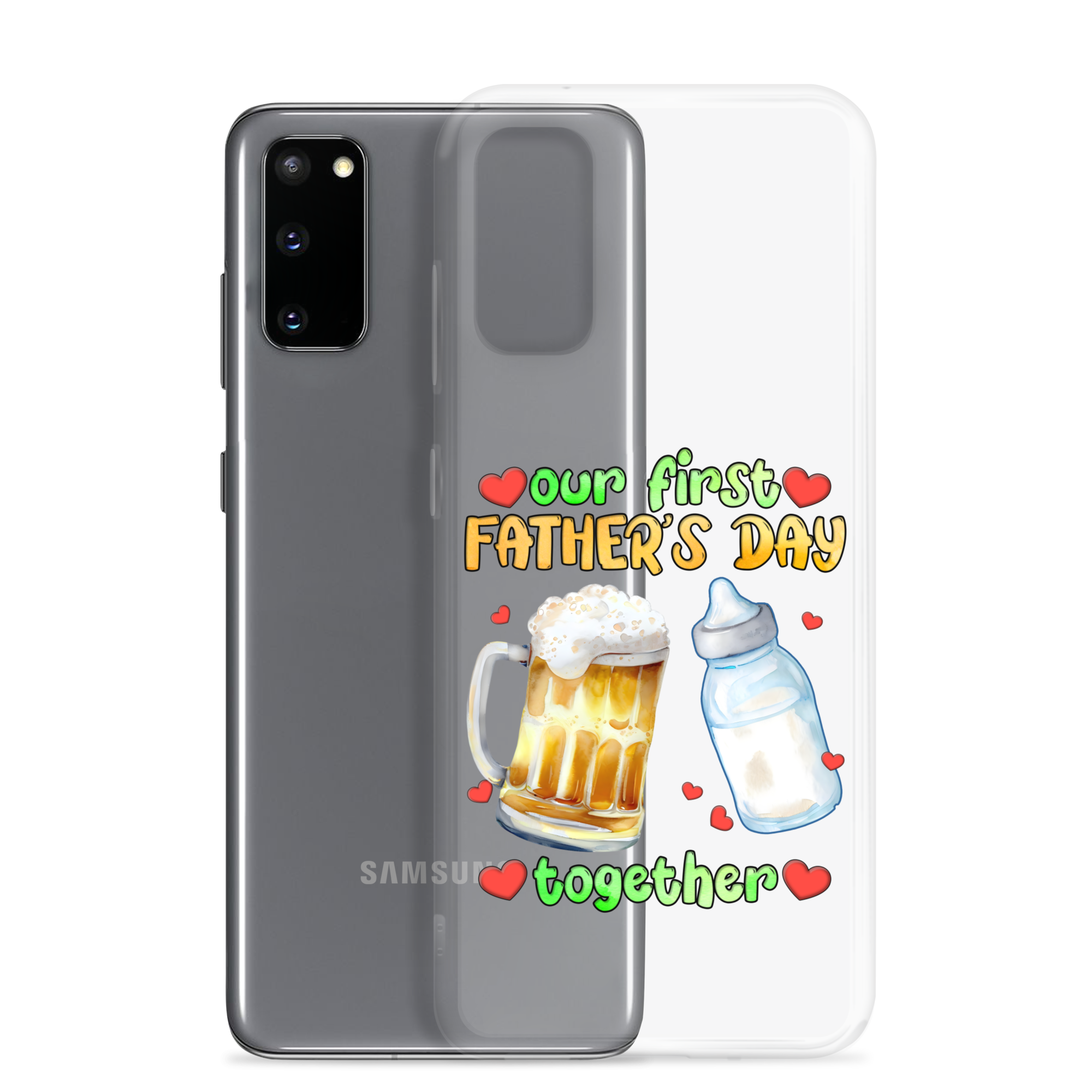 Our First Father's Day Together Clear Case for Samsung®