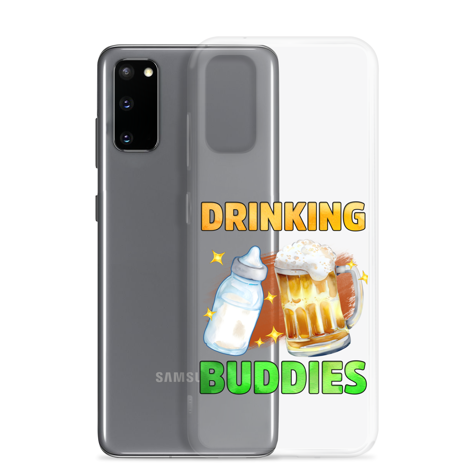 Drinking Buddies Clear Case for Samsung®