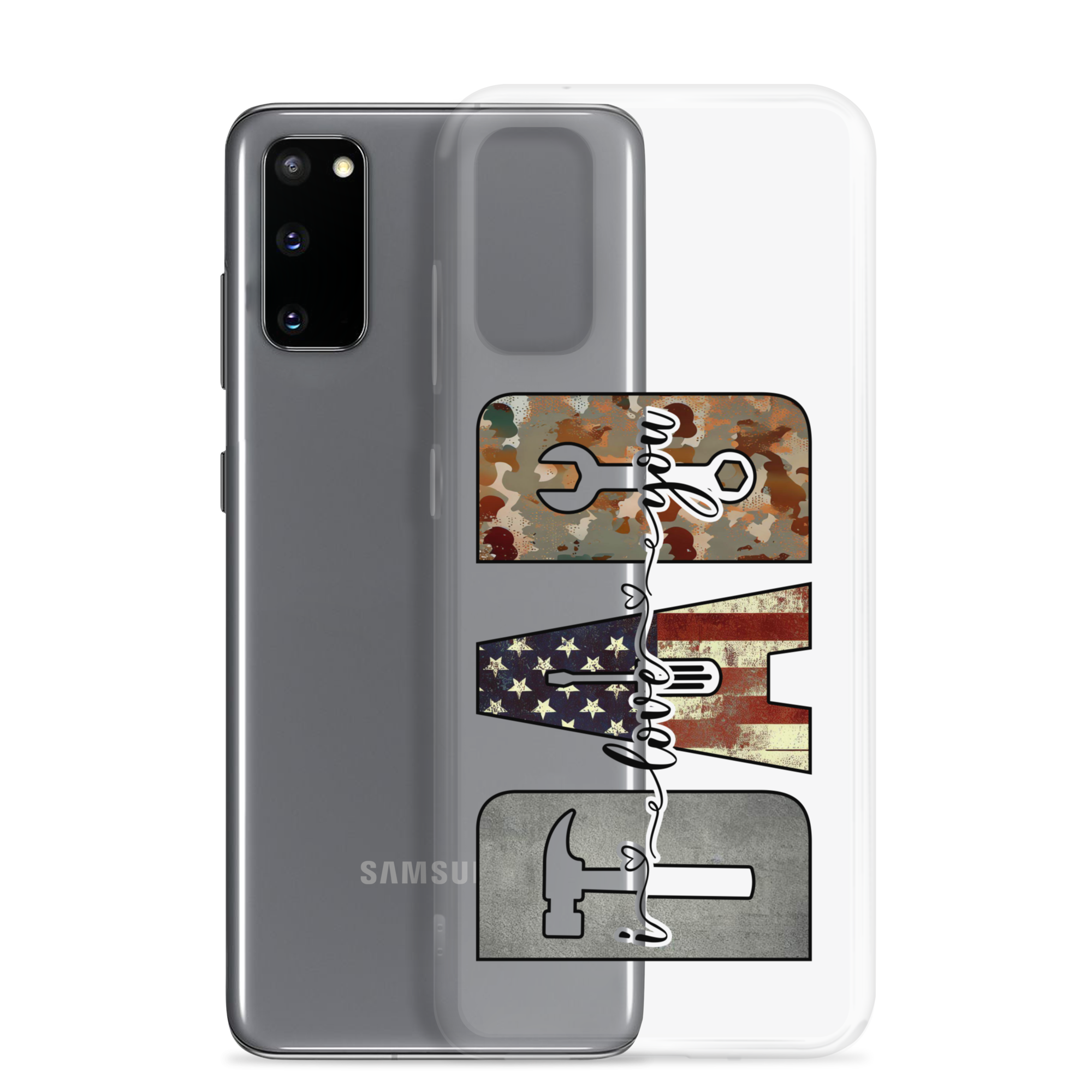 I Love You Dad Clear Case for Samsung®