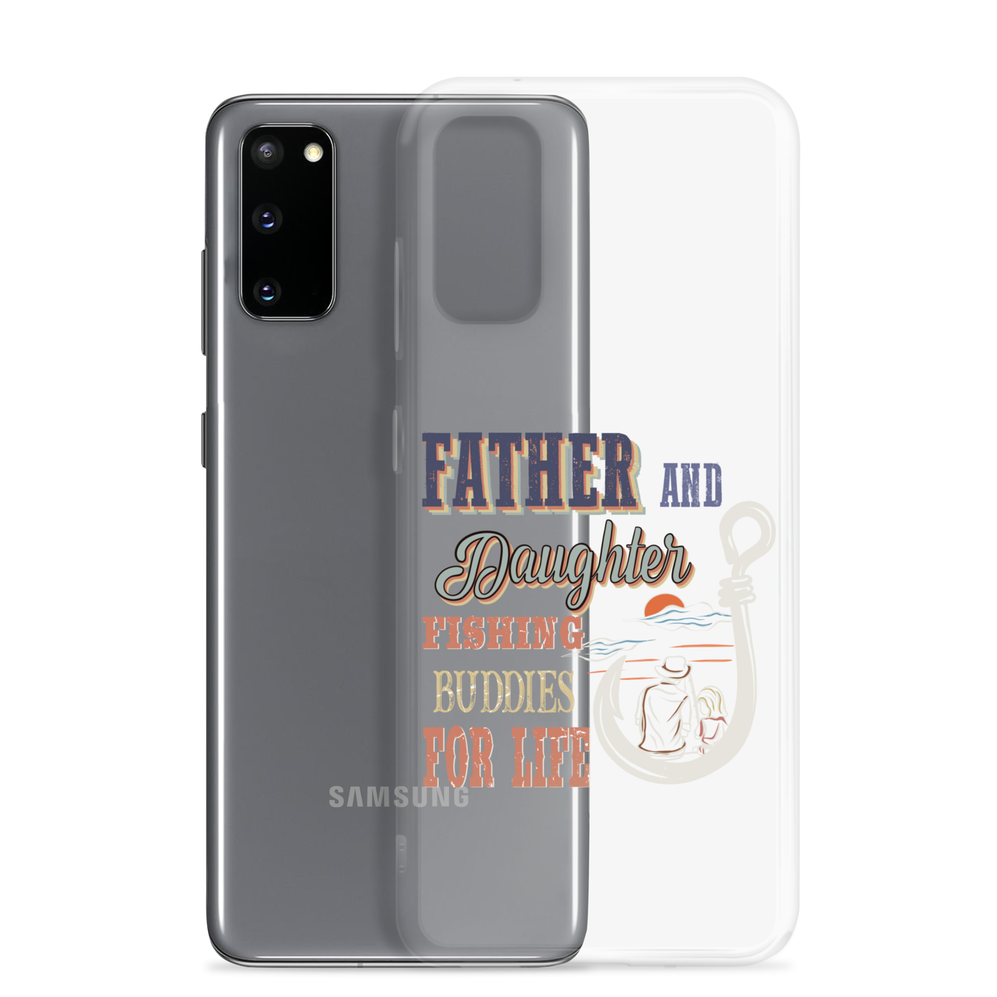 Father And Daughter Fishing Buddies For Life Clear Case for Samsung®