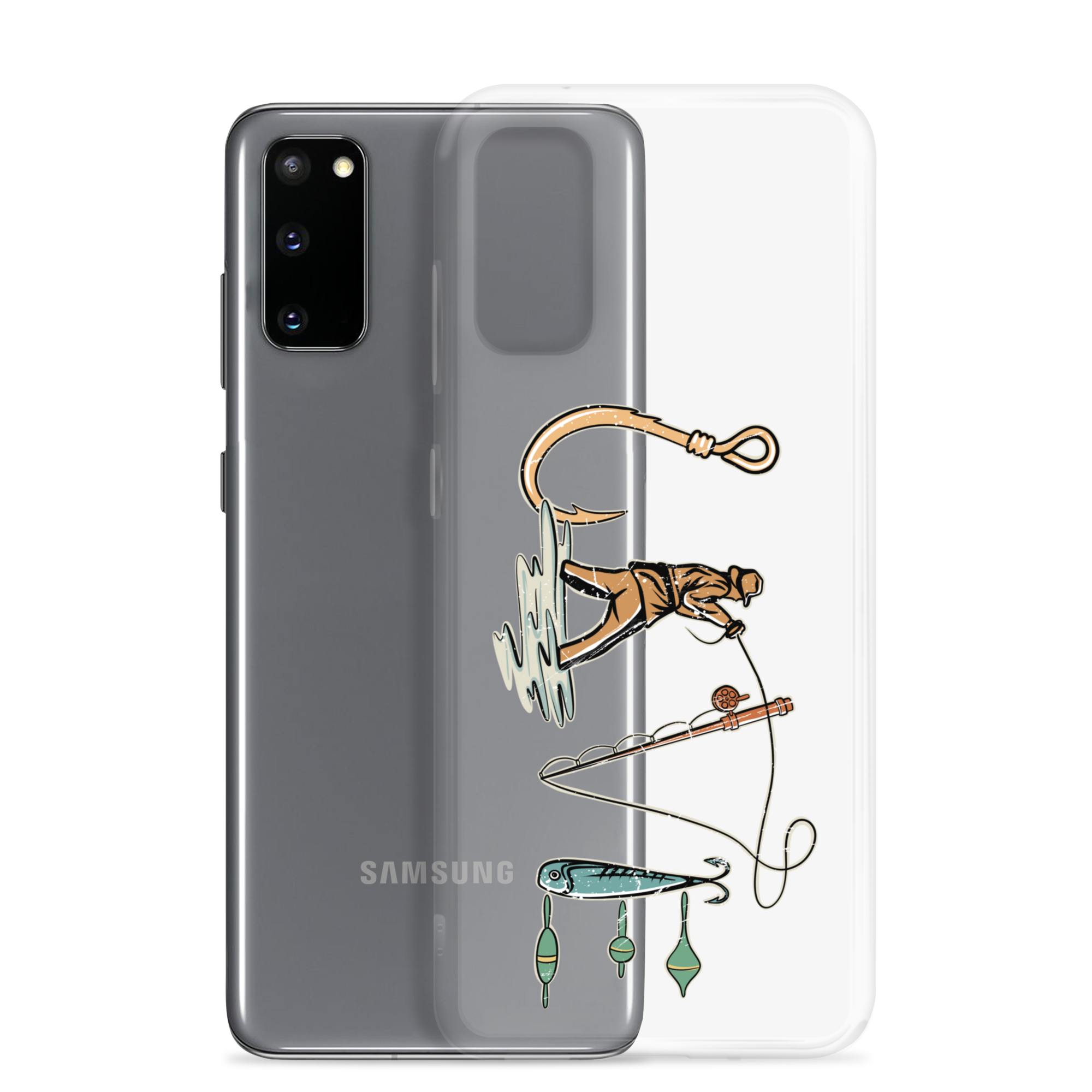 I Love Fishing Clear Case for Samsung®