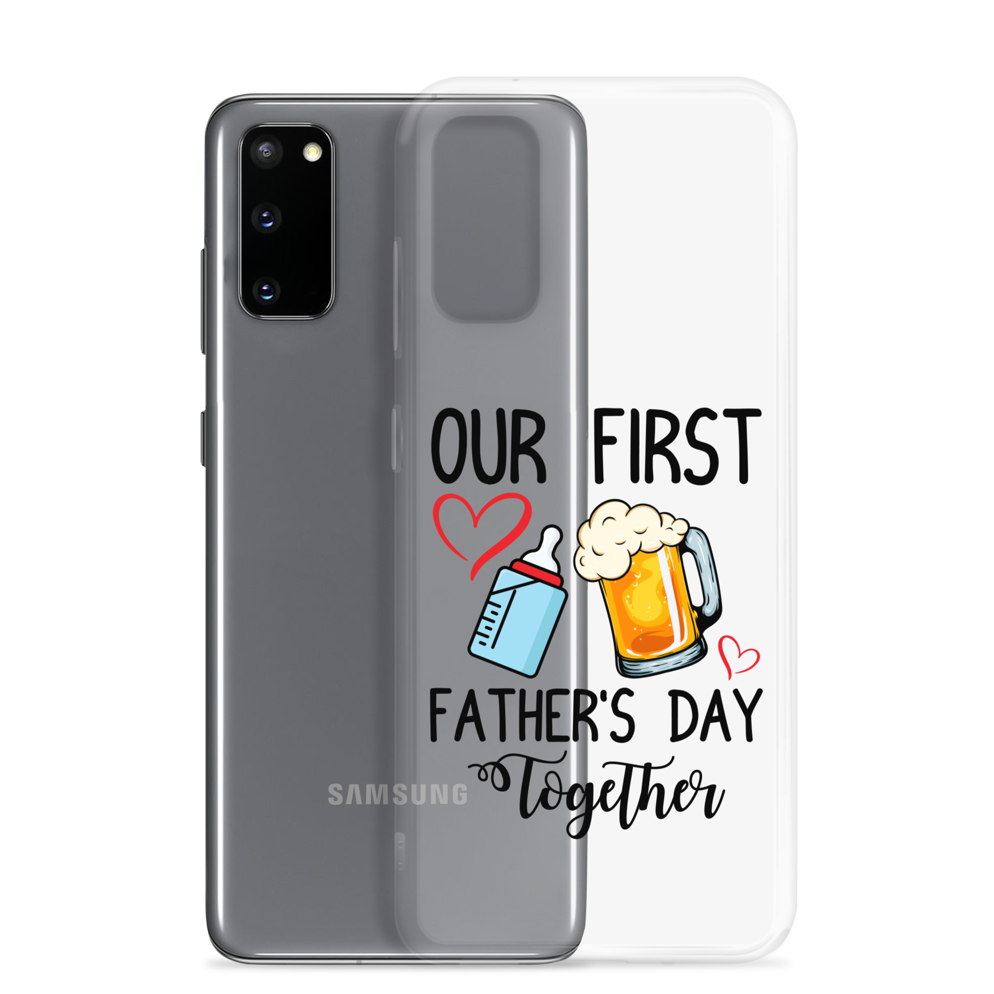 Our First Father's Day Together Clear Case for Samsung®