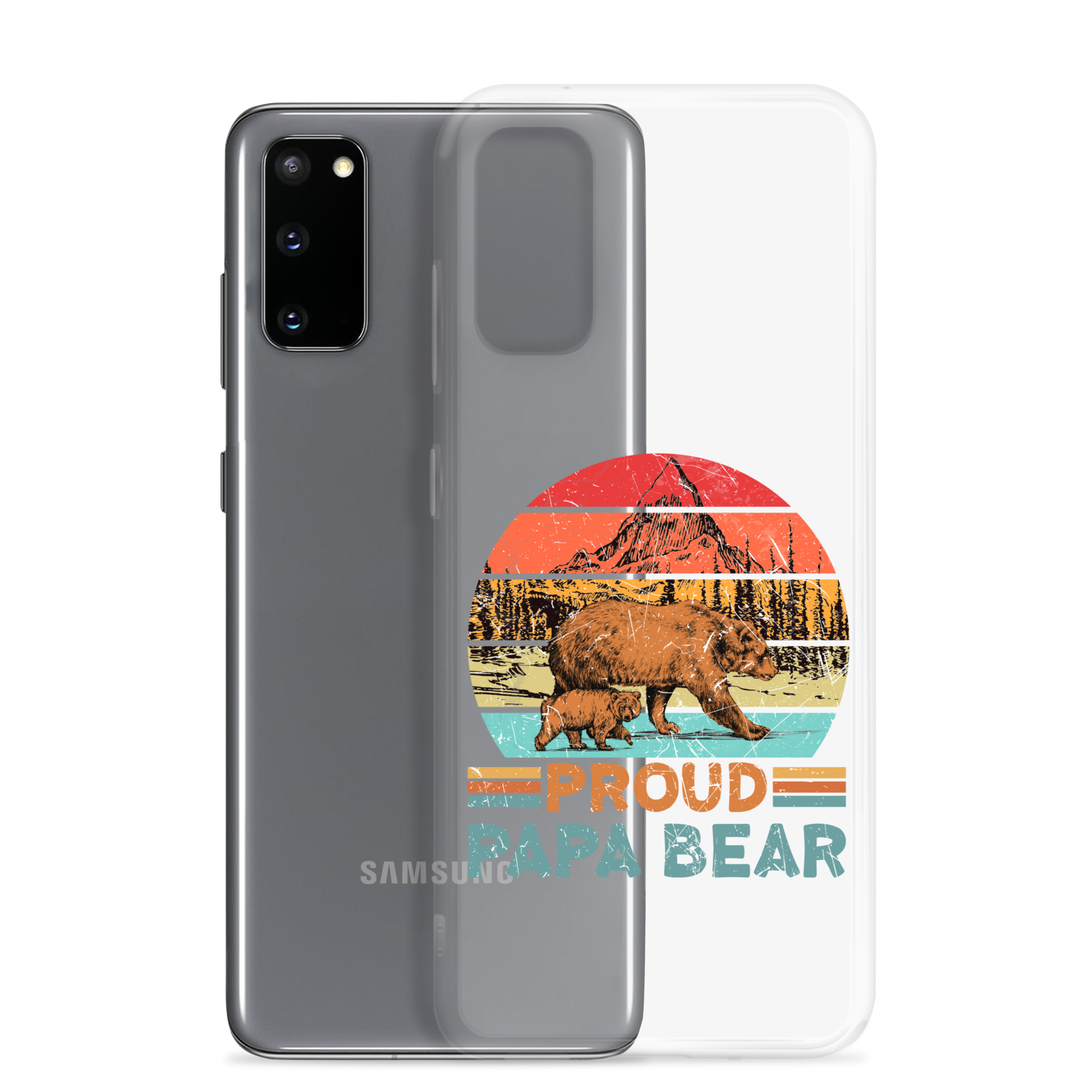 Proud Papa Bear Clear Case for Samsung®