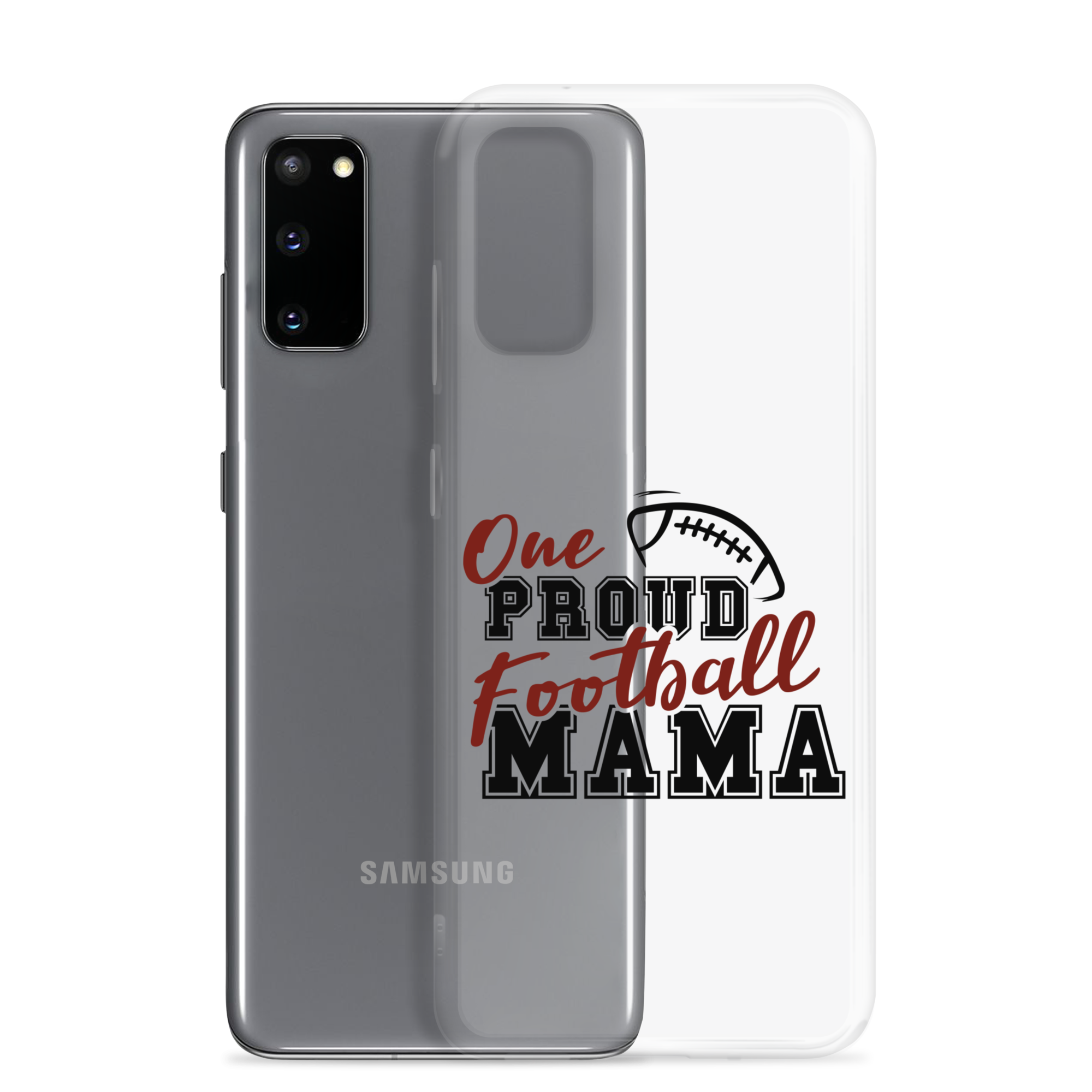 One Proud Football Mom Clear Case for Samsung®