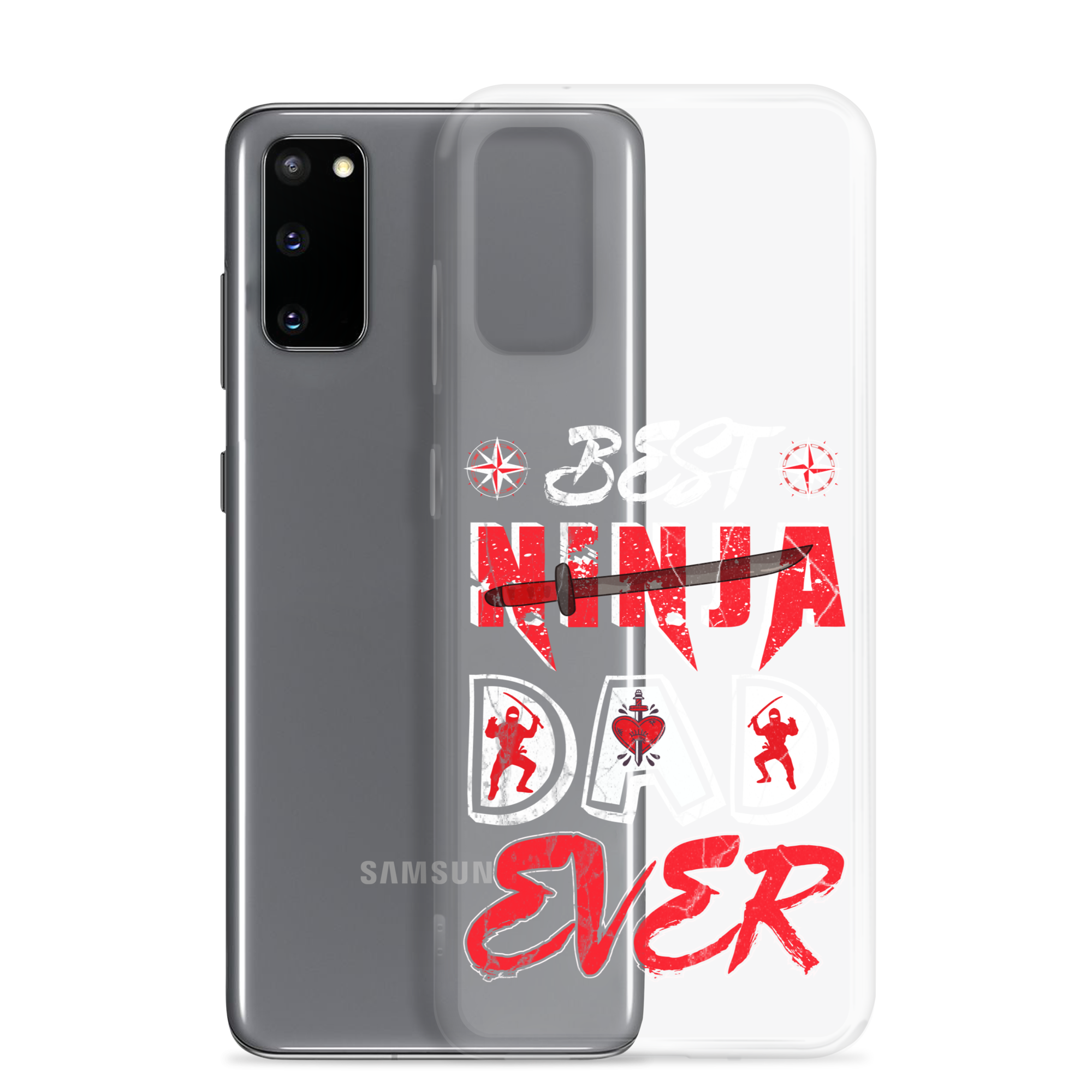 Best Ninja Dad Ever Clear Case for Samsung®