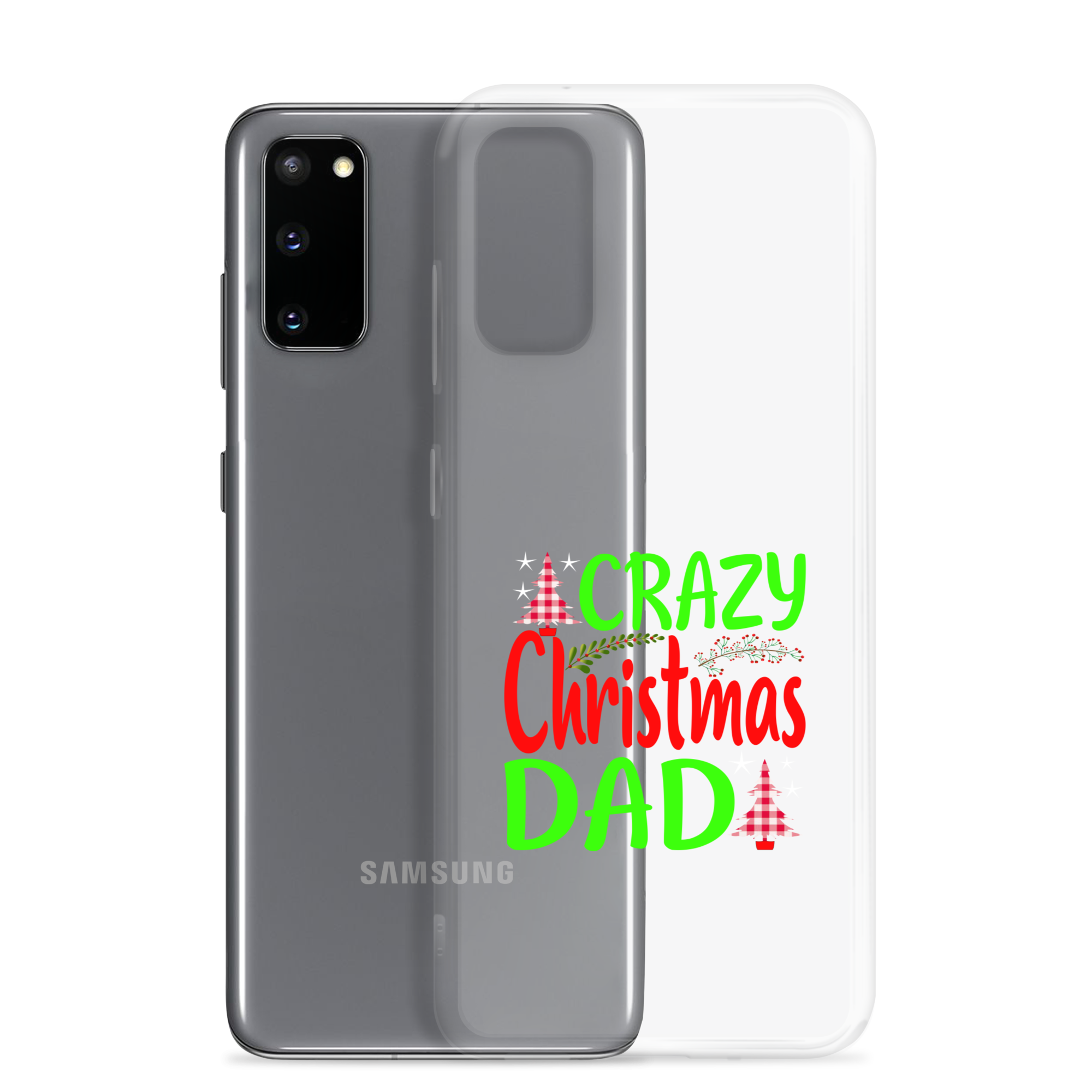 Crazy Christmas Dad Clear Case for Samsung®