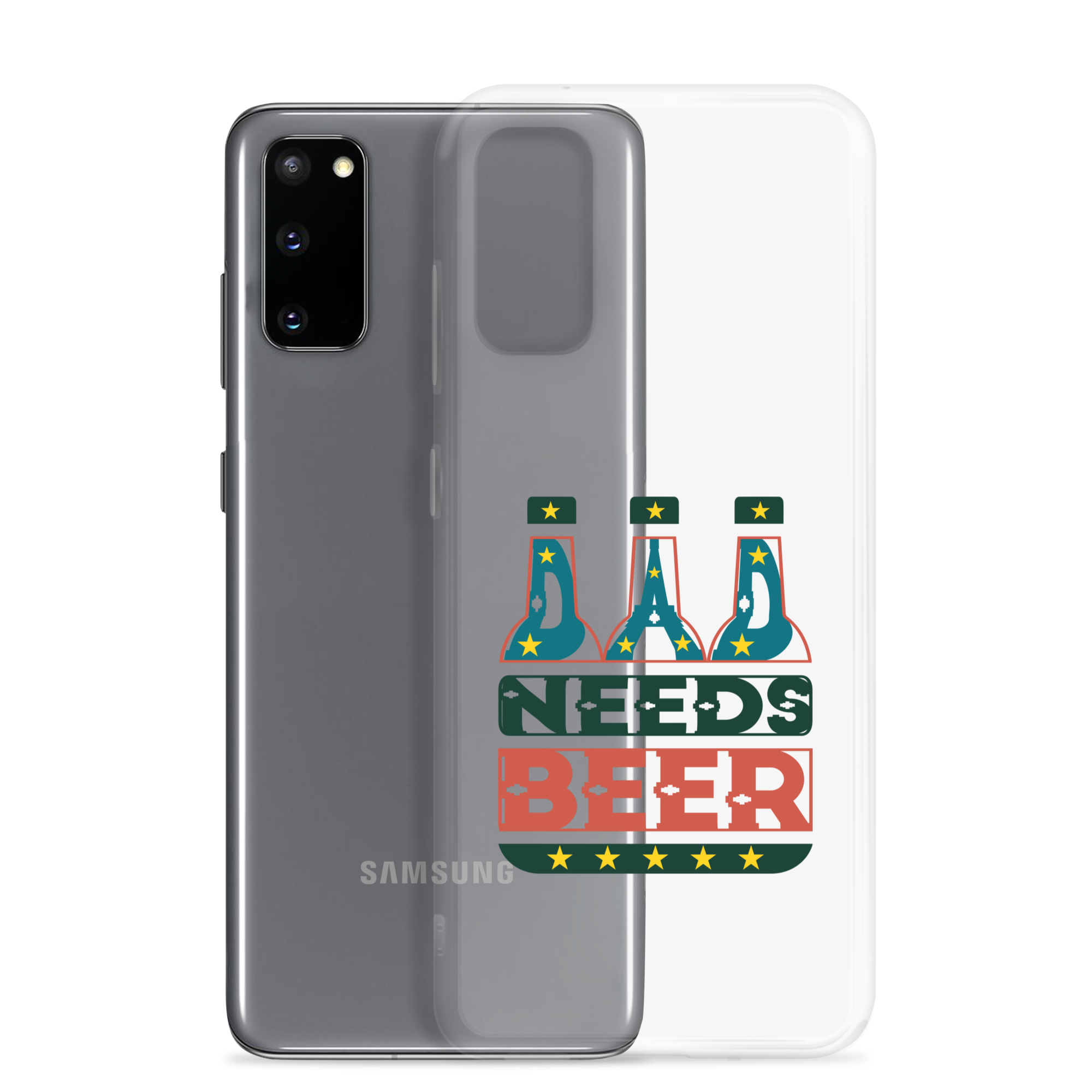 Dad Needs Beer Clear Case for Samsung®