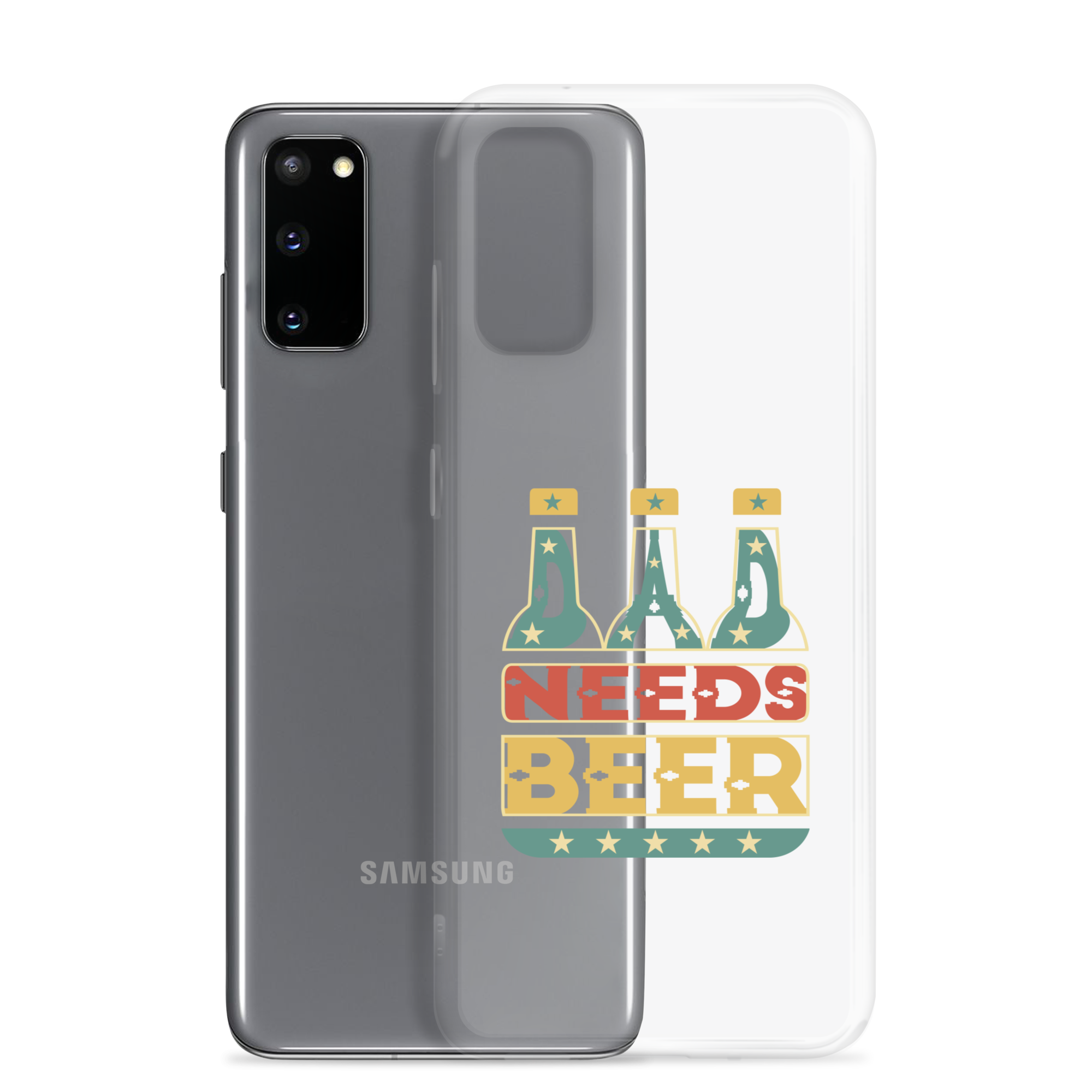 Dad Needs Beer Clear Case for Samsung®