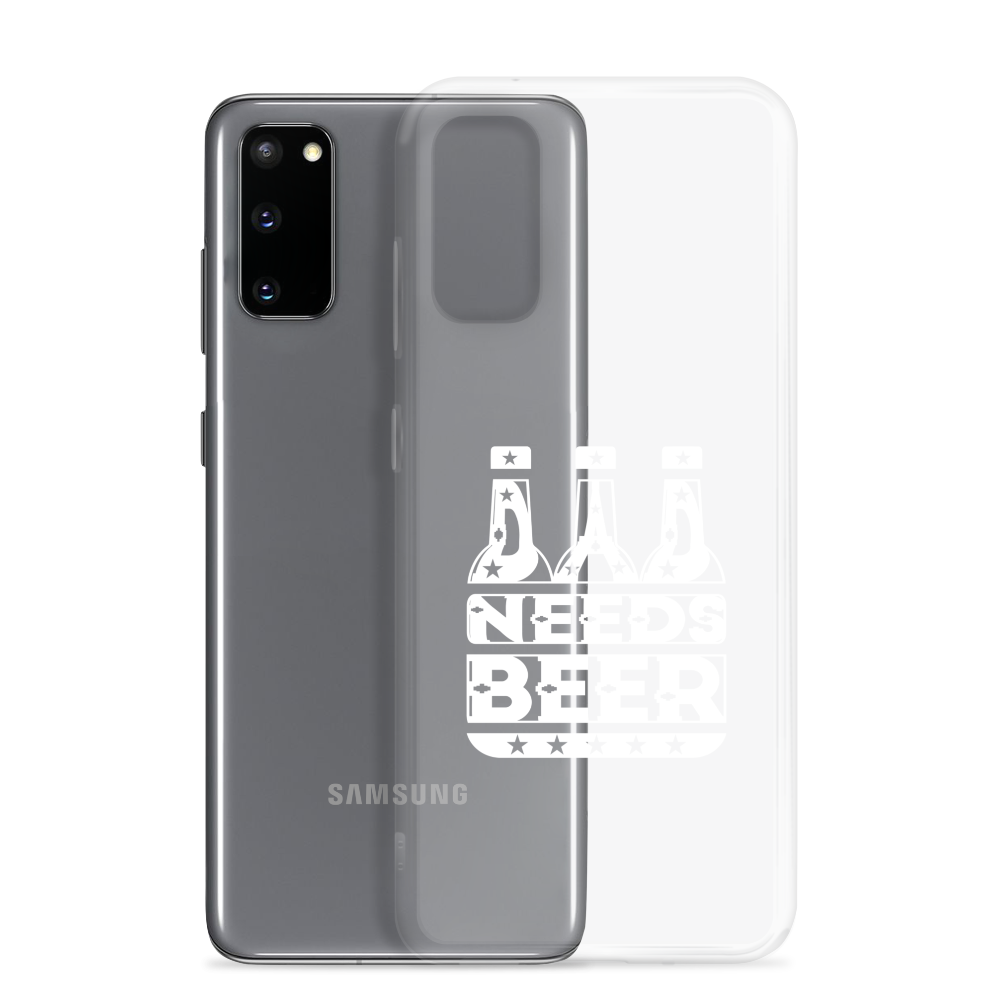 Dad Needs Beer Clear Case for Samsung®