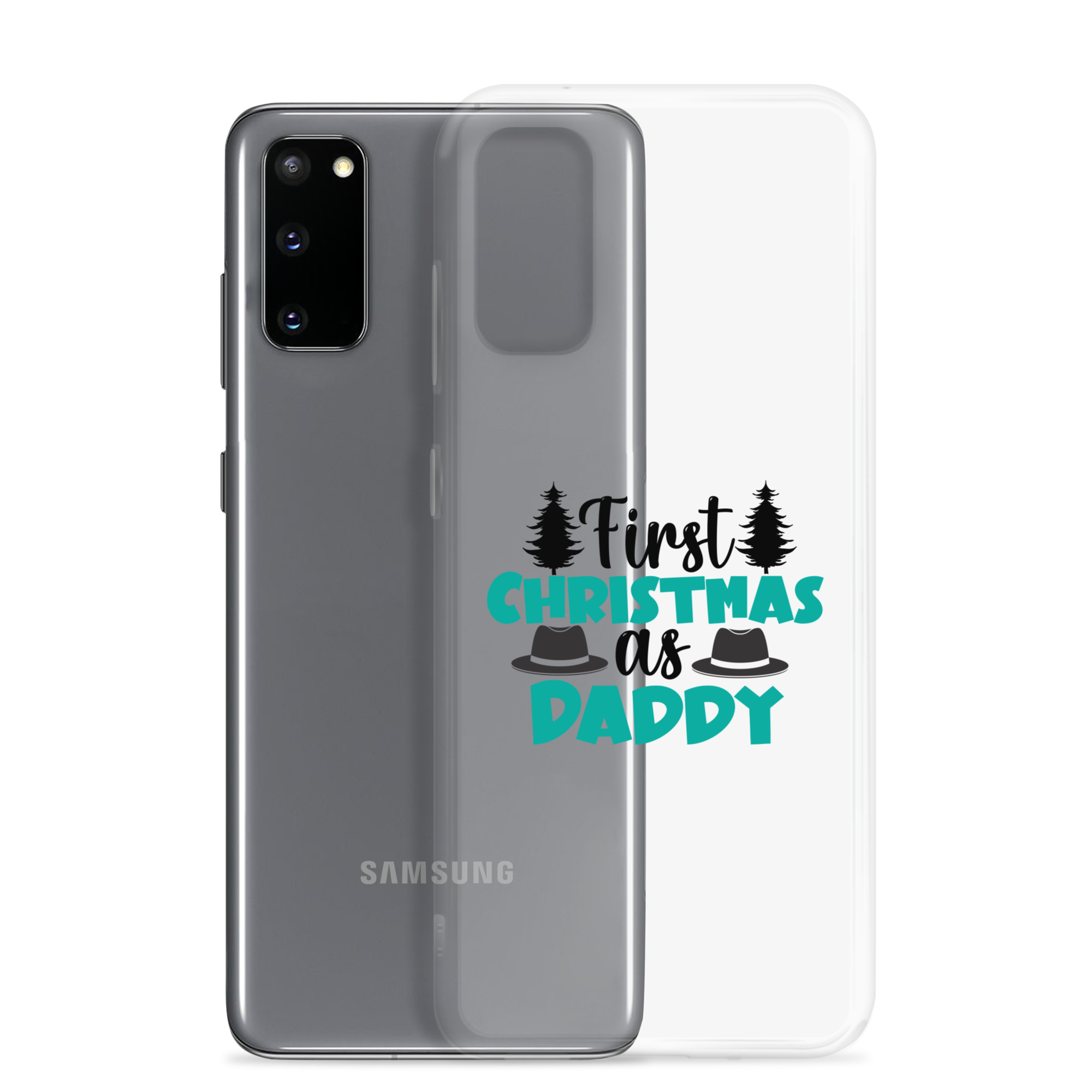 First Christmas As Daddy Clear Case for Samsung®