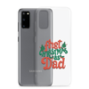 First Christmas As Dad Clear Case for Samsung®