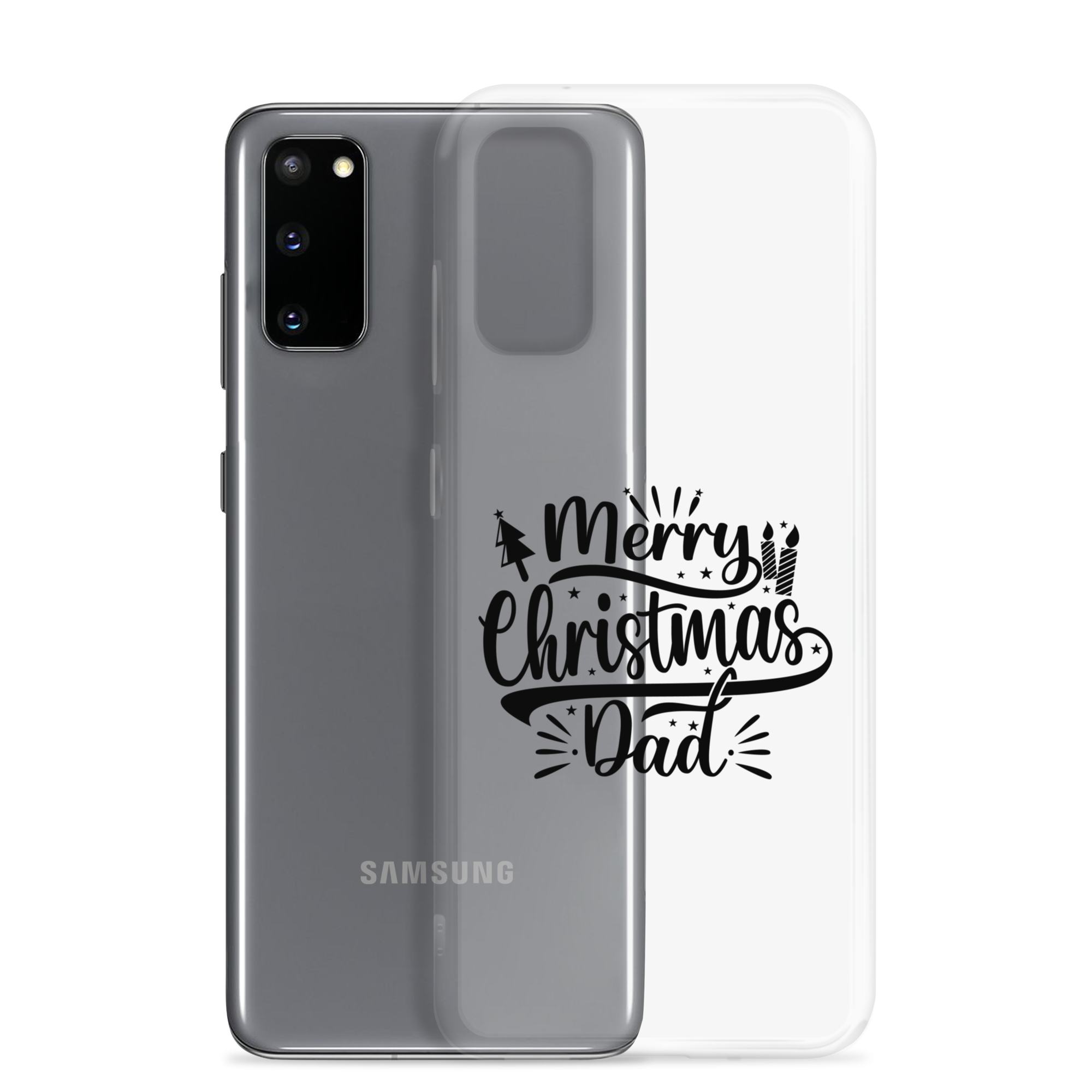 Merry Christmas Dad Clear Case for Samsung®