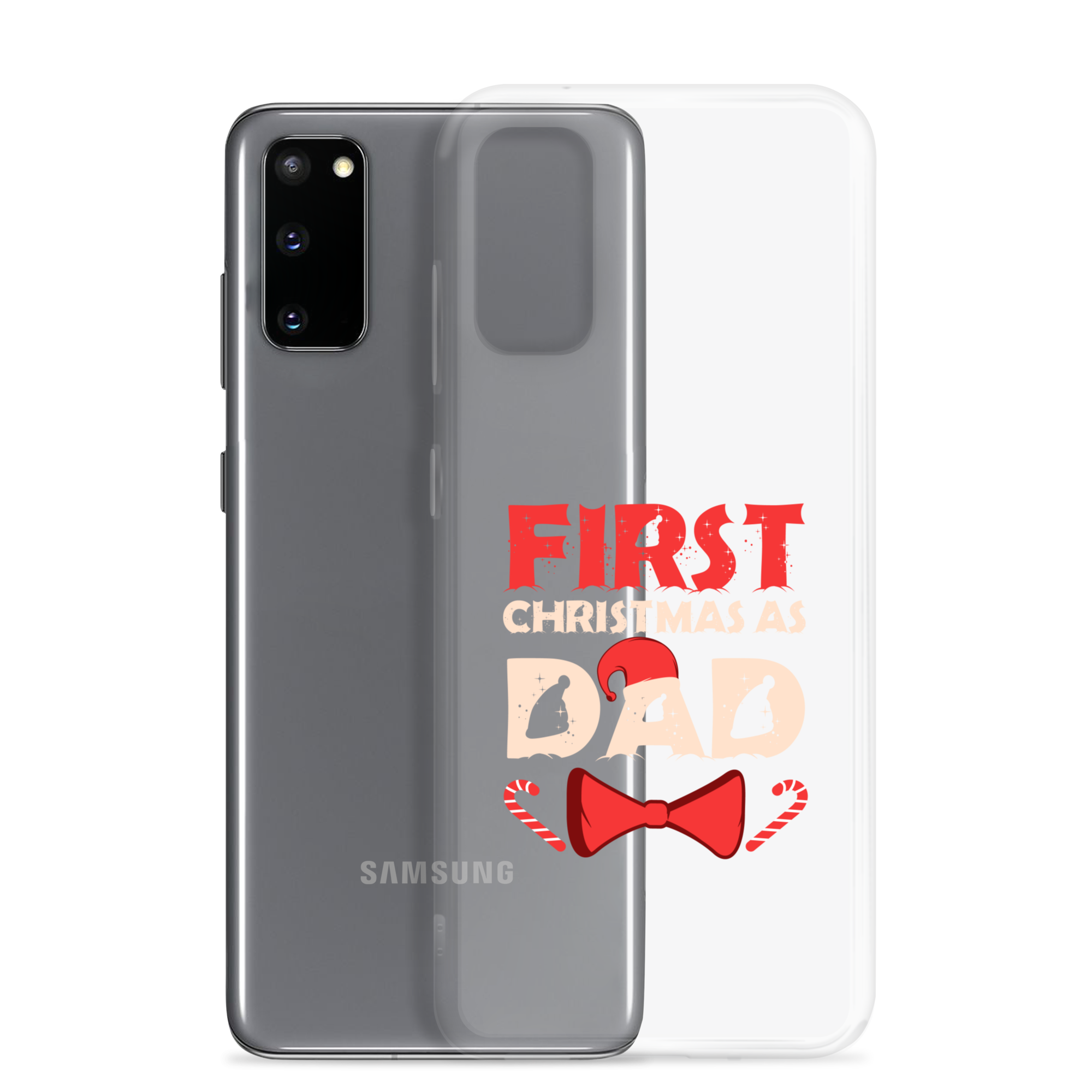 First Christmas As Dad Clear Case for Samsung®