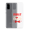 First Christmas As Dad Clear Case for Samsung®