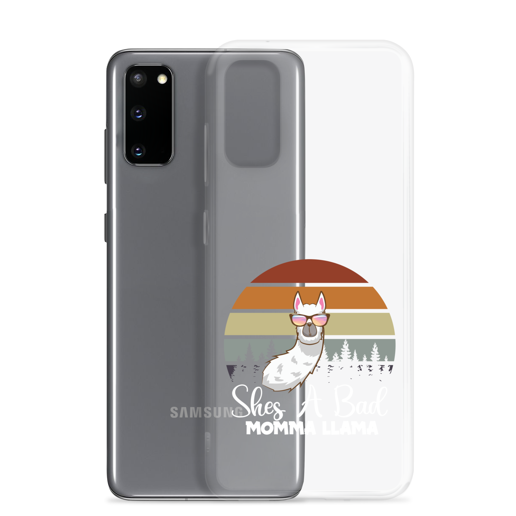 She's A Bad Momma Llama Clear Case for Samsung®